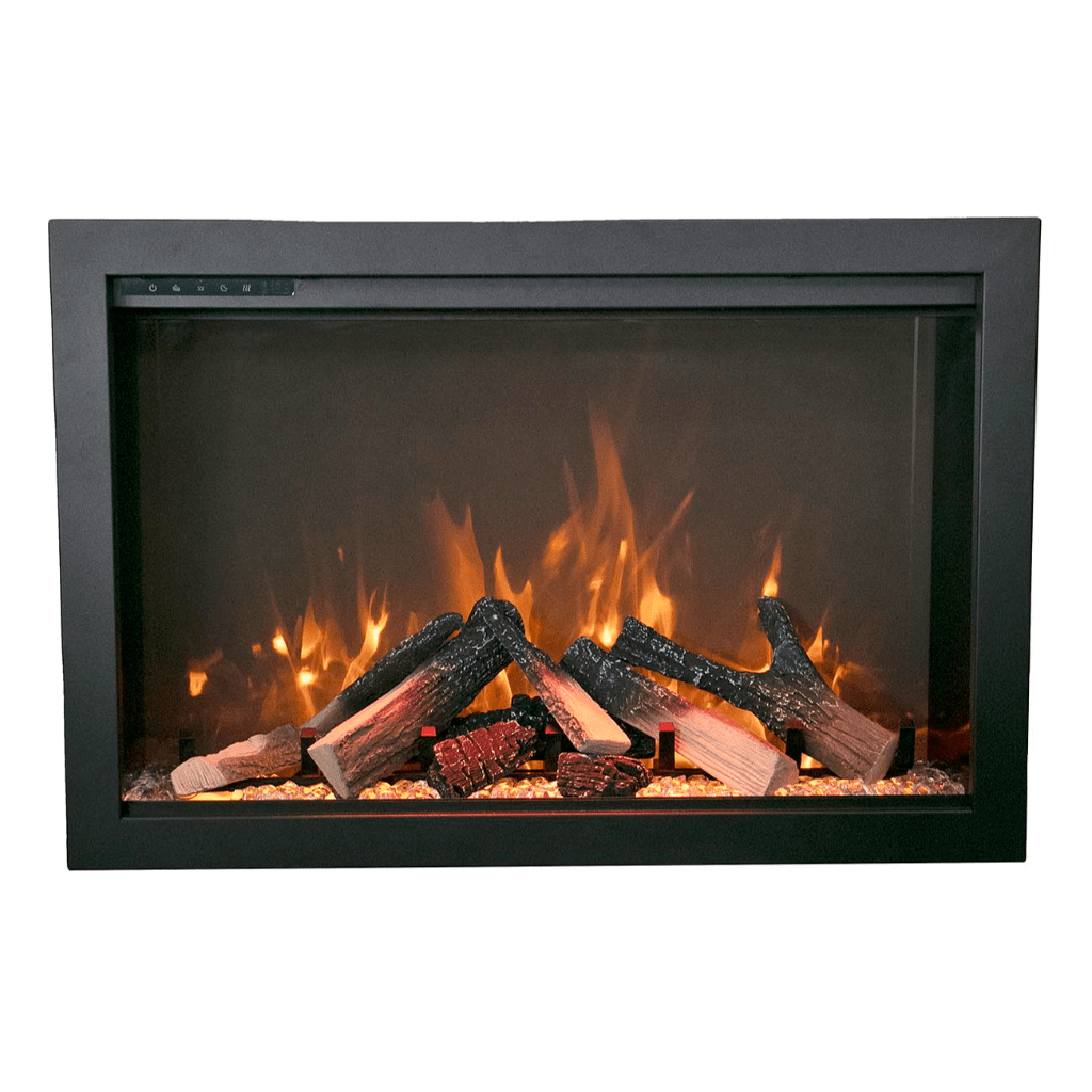 Amantii TRD Bespoke 38" Traditional Electric Fireplace Insert for Indoor/Outdoor Use
