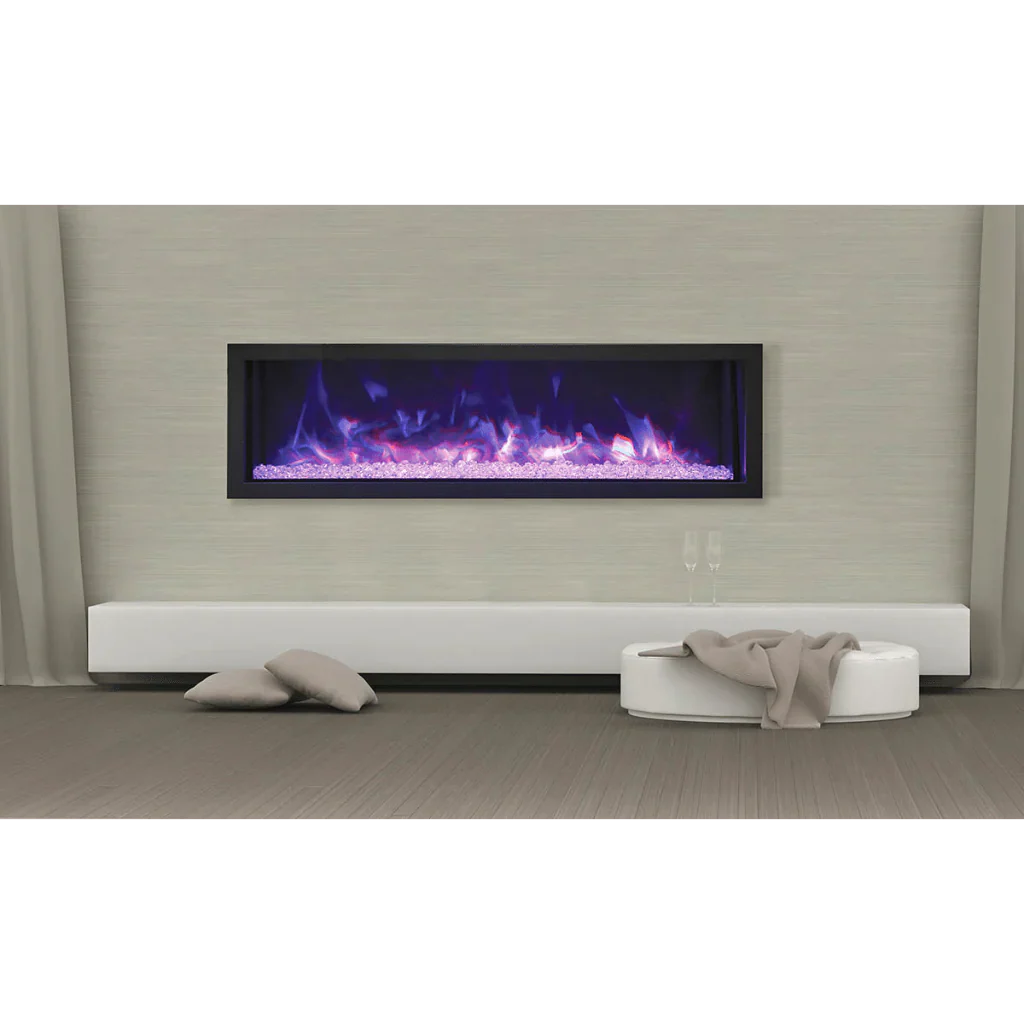 Remii 102735-XS Extra Slim 35 inch Built-in Indoor Outdoor Electric Fireplace
