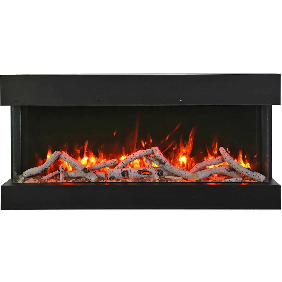 Remii 40-BAY-SLIM Indoor/Outdoor 40 inch 3 Sided Electric Fireplace