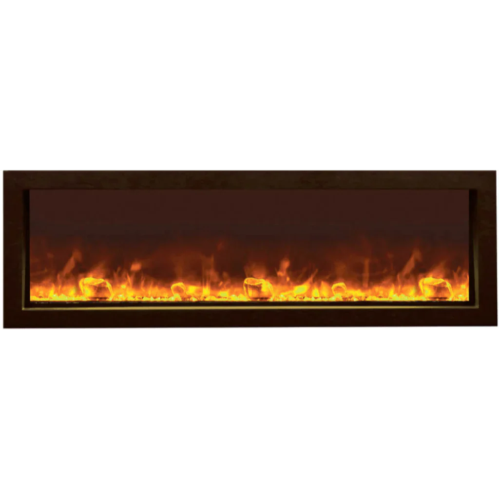 Remii 102745-XS Extra Slim 45 inch Built-in Indoor Outdoor Electric Fireplace