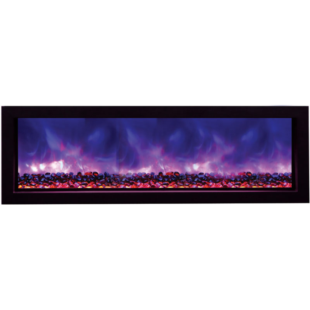 Amantii Remii 55 inch WM-SLIM-55 Smart Indoor Extra Slim Wall Mount Electric Fireplace
