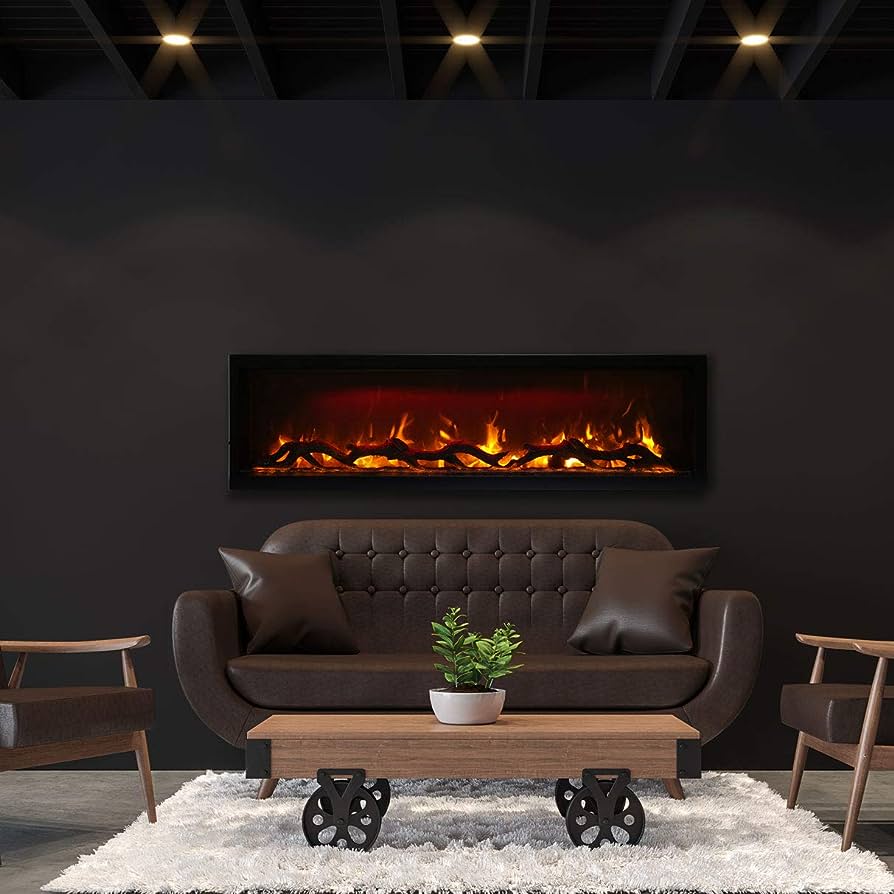 Remi Extra Tall 102765-XT 65 inch Built-in Electric Fireplace