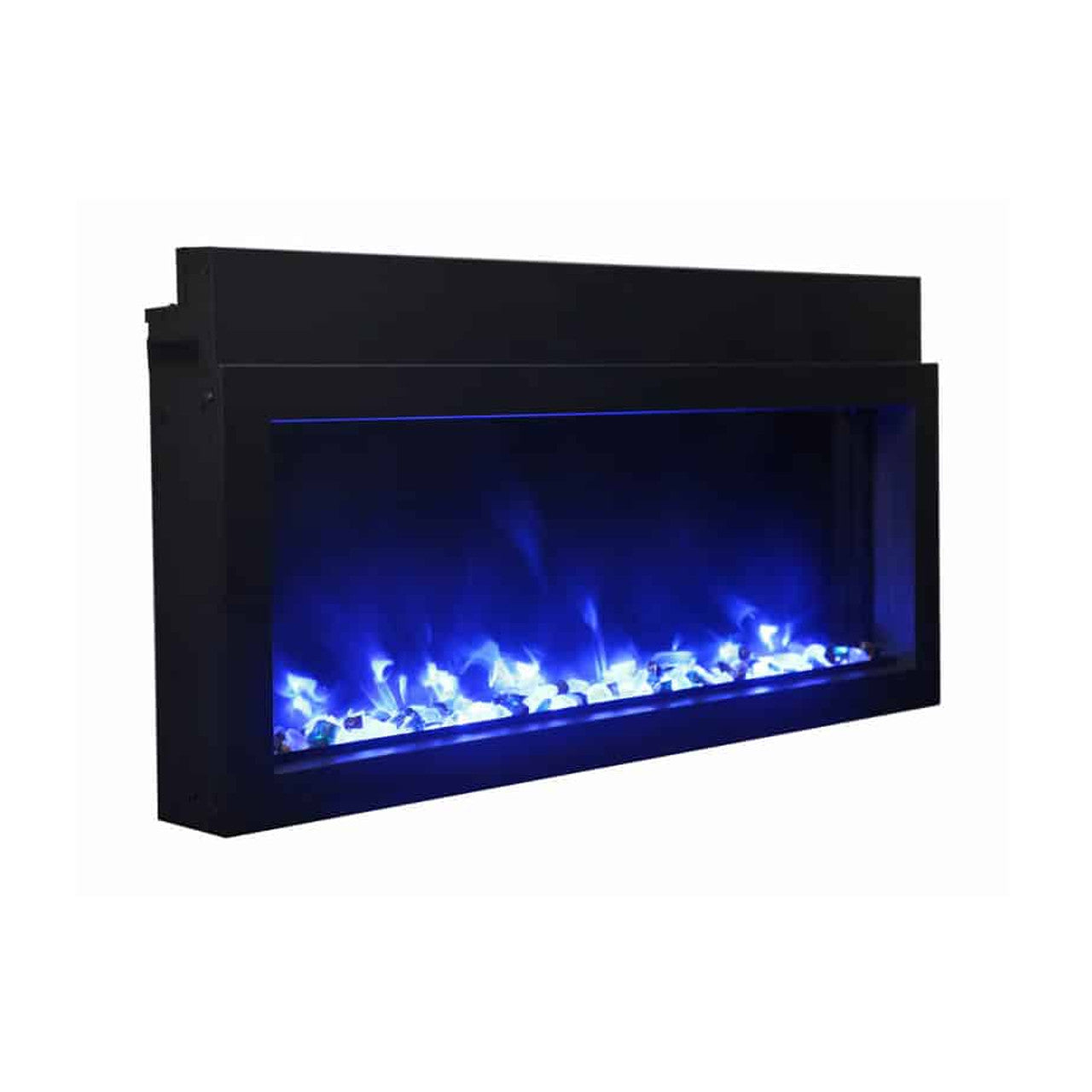Amantii Panorama Extra Slim 30 Inch Smart Indoor or Outdoor Linear Electric Fireplace