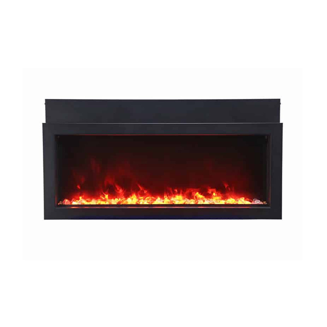 Amantii Panorama Extra Slim 30 Inch Smart Indoor or Outdoor Linear Electric Fireplace