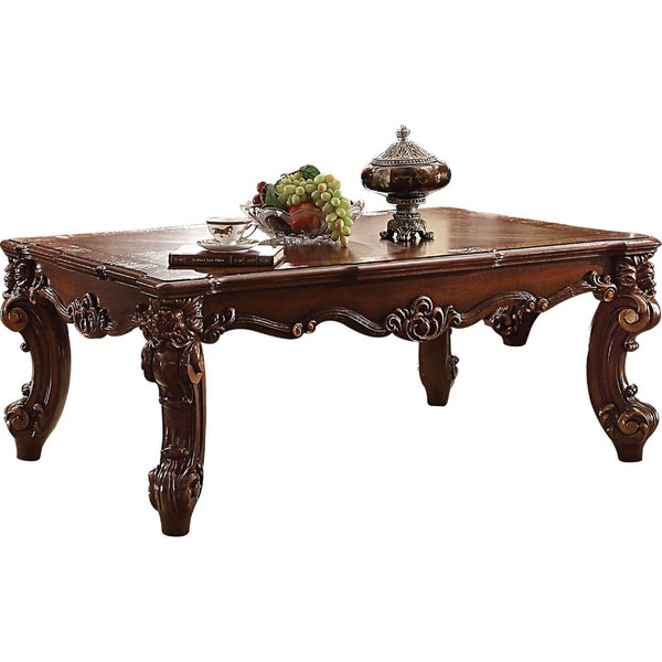 Wood Coffee Table In Cherry Brown