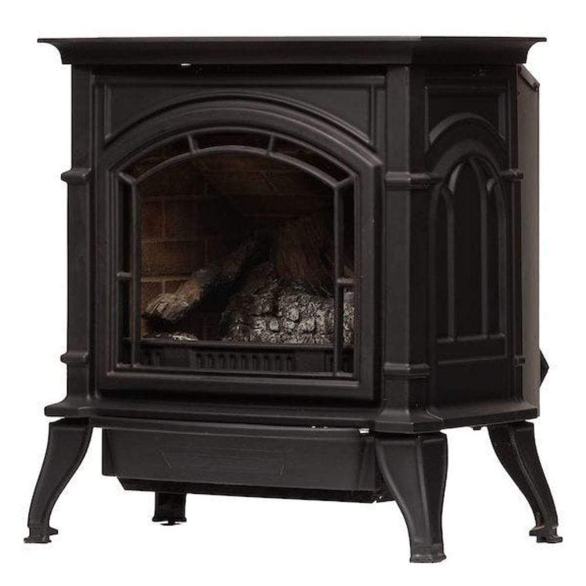 Breckwell BH32VF 26" Cast Iron Vent-Free Natural Gas Stove with Millivolt Control and Log Set
