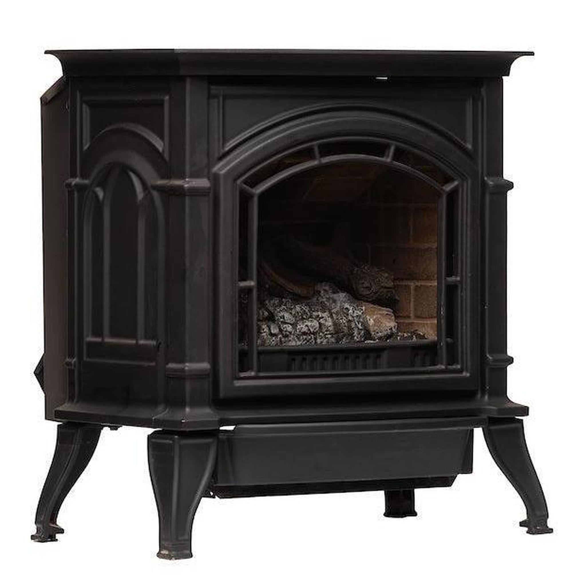 Breckwell BH32VF 31,000 BTU Propane Vent-Free Cast Iron Freestanding Stove with Logs