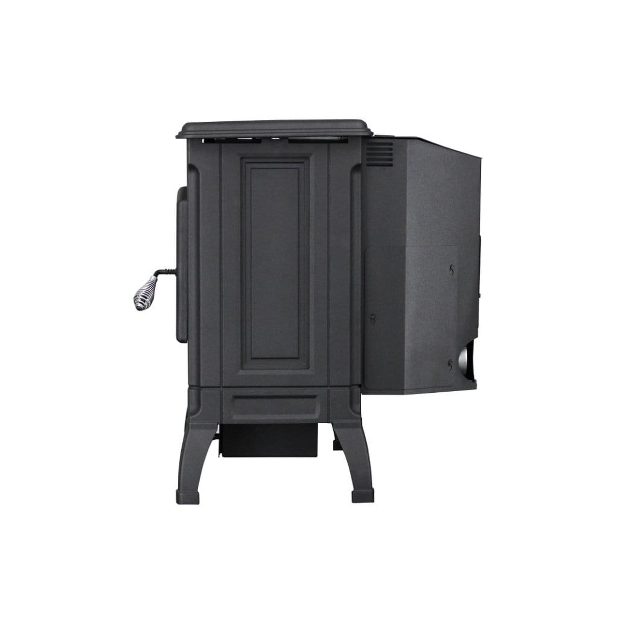 Breckwell Classic Cast 25" Black Pellet Stove with Automatic Ignitor and 50 lb. Hopper