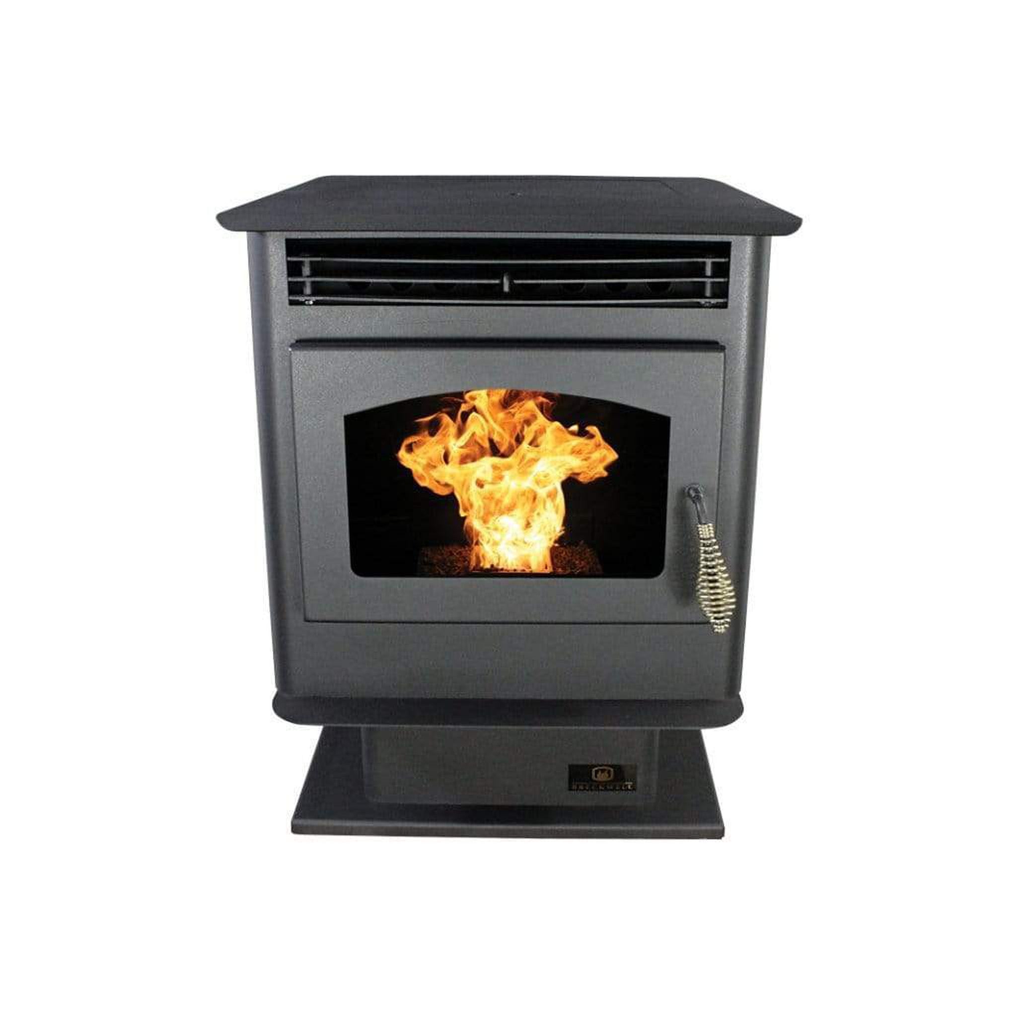 Breckwell Maverick 22" Black Freestanding Pellet Stove with 45 lb. Hopper and Auto Ignitor