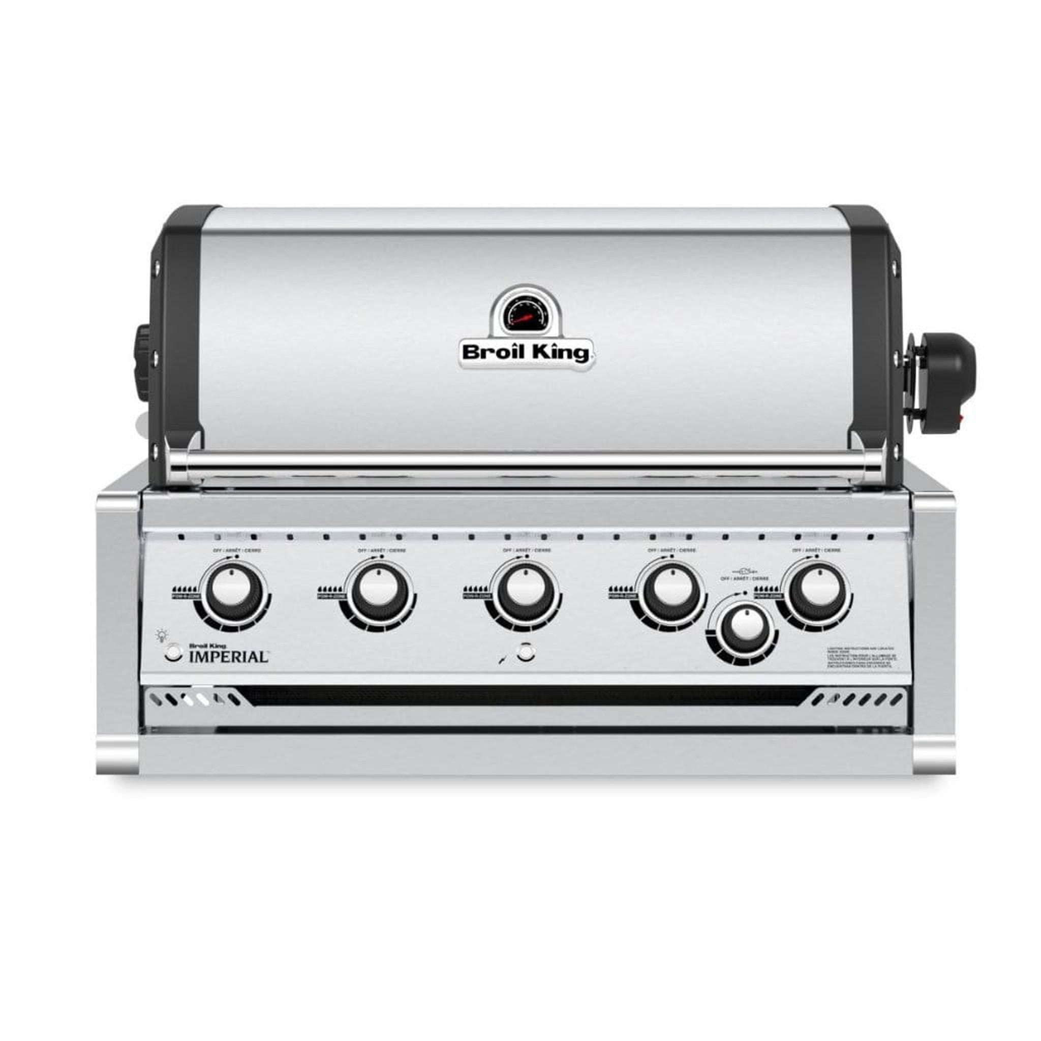 Broil King 37" Imperial S 570 Built-In 5-Burner Gas Grill with Rotisserie Kit & Rear Burner