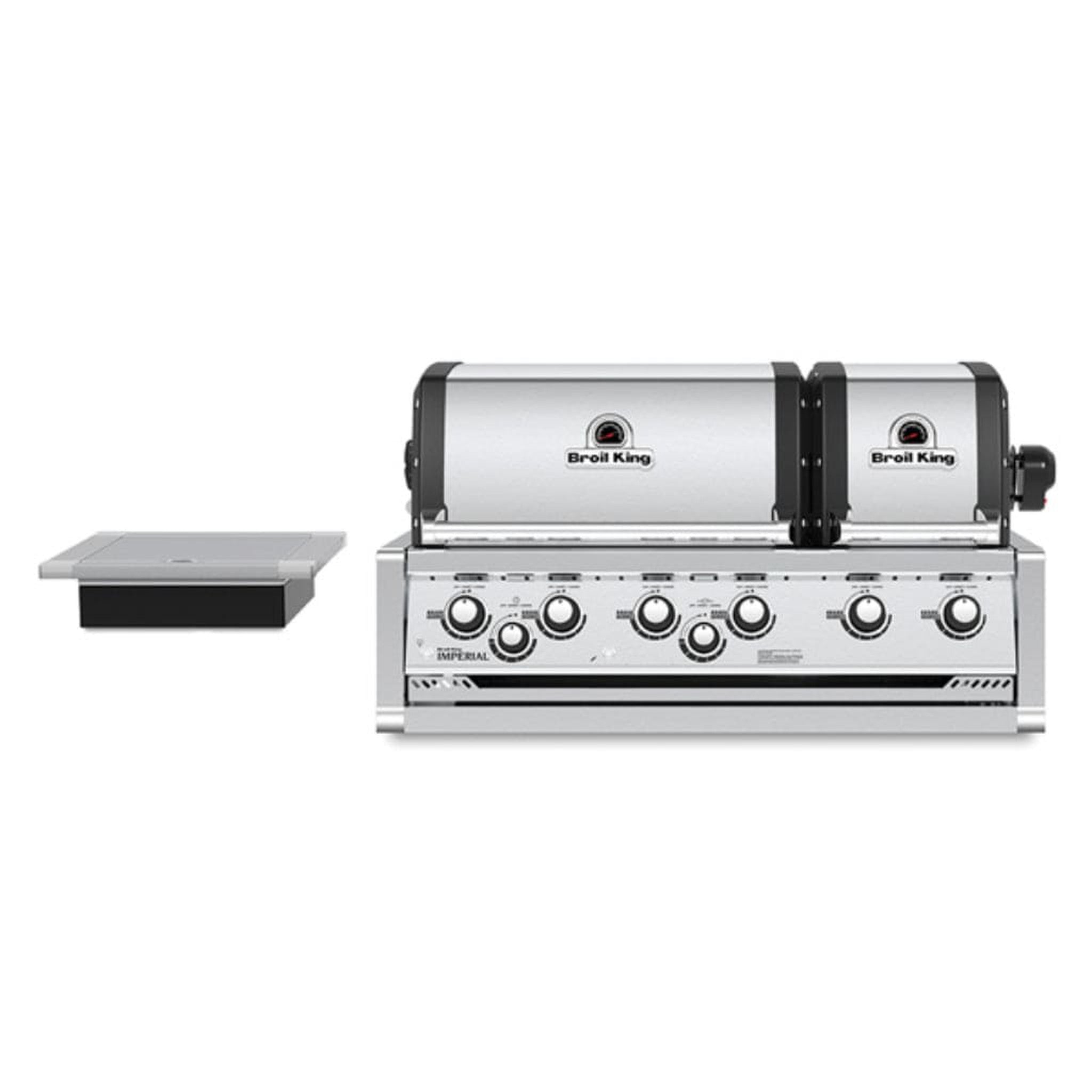Broil King 44" Imperial S 690 Built-In 6-Burner Gas Grill with Rotisserie & Side Burner