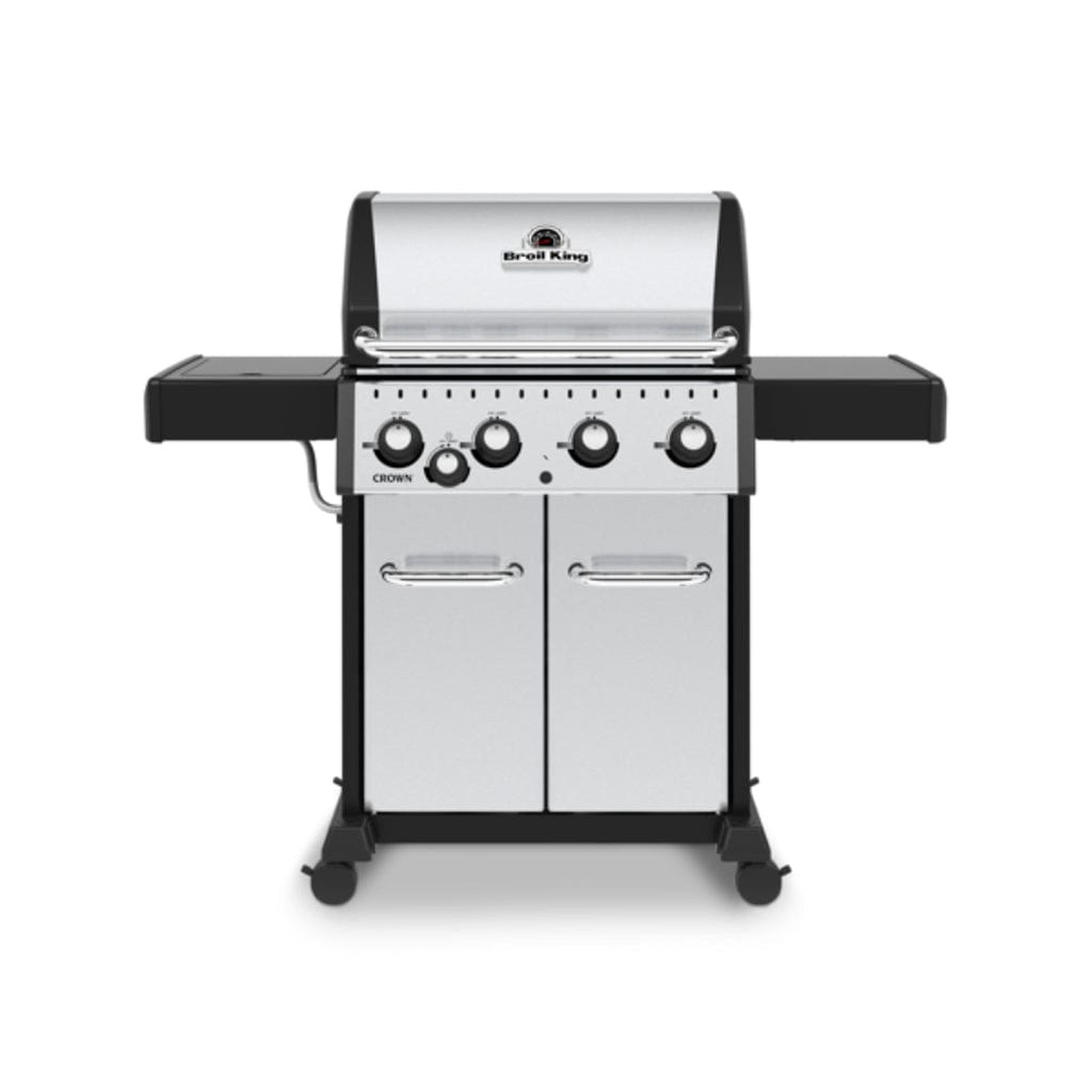 Broil King 57" Crown S 440 4-Burner Gas Grill with Side Burner & Cast Iron Cooking Grids