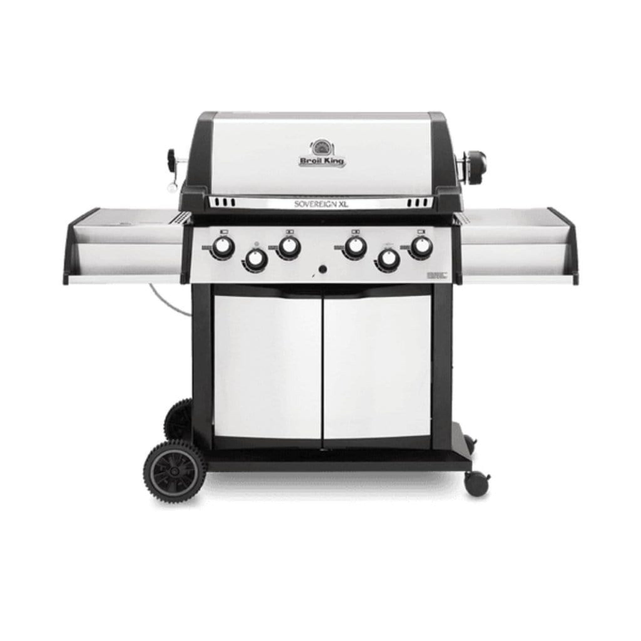 Broil King Sovereign XLS 90 65" 4-Burner Gas Grill with Rear Rotisserie and Side Burner
