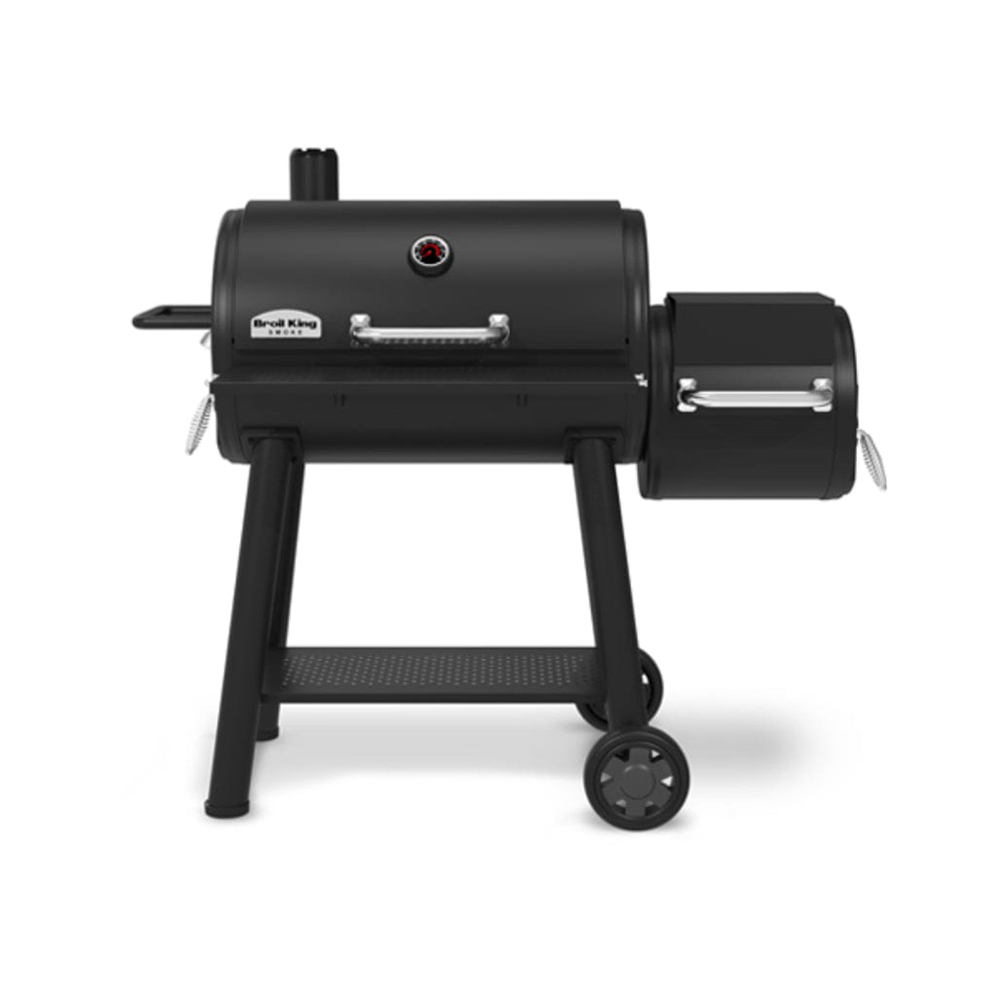 Broil King Regal Offset 500 Smoke Charcoal Grill & Smoker – 60" Freestanding