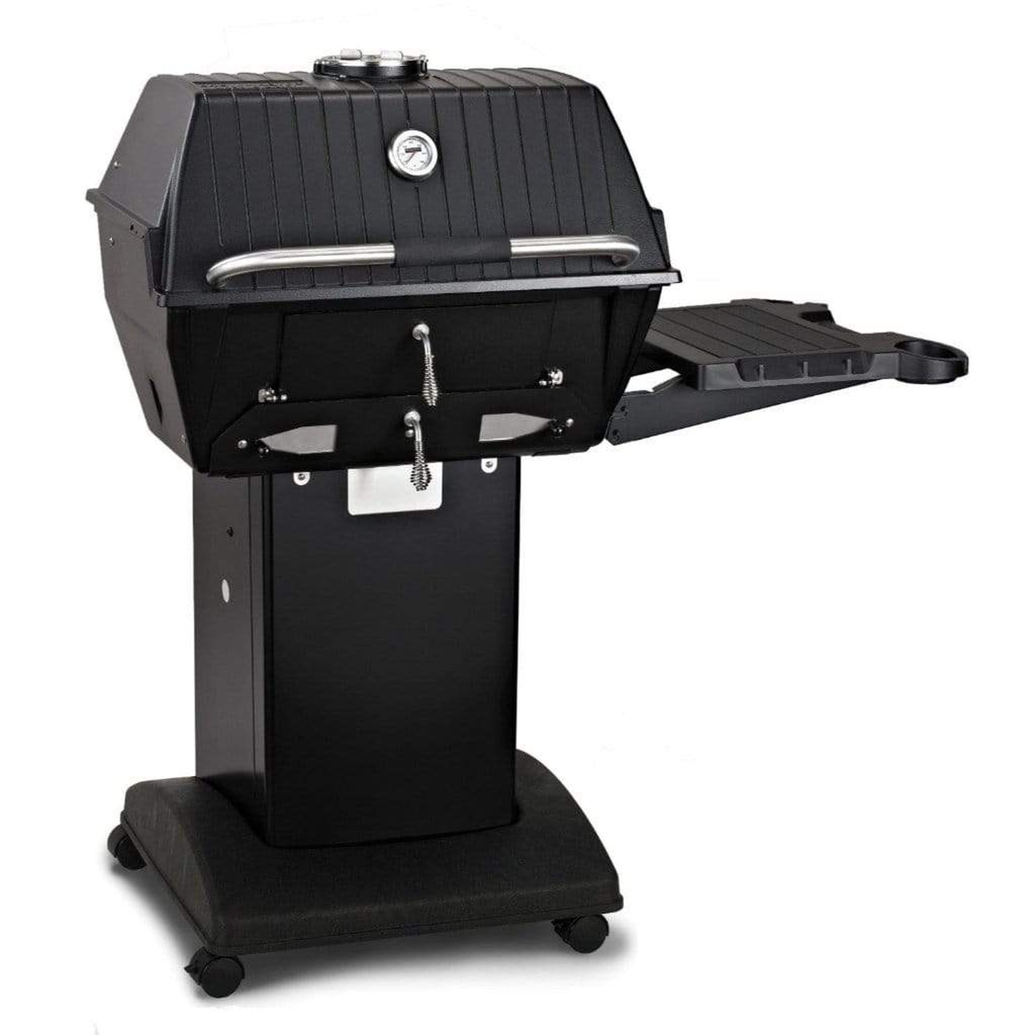 Broilmaster C3PK1 Cast Aluminum Charcoal Grill Package with Dual Air Vents & Slide-Out Ash Tray
