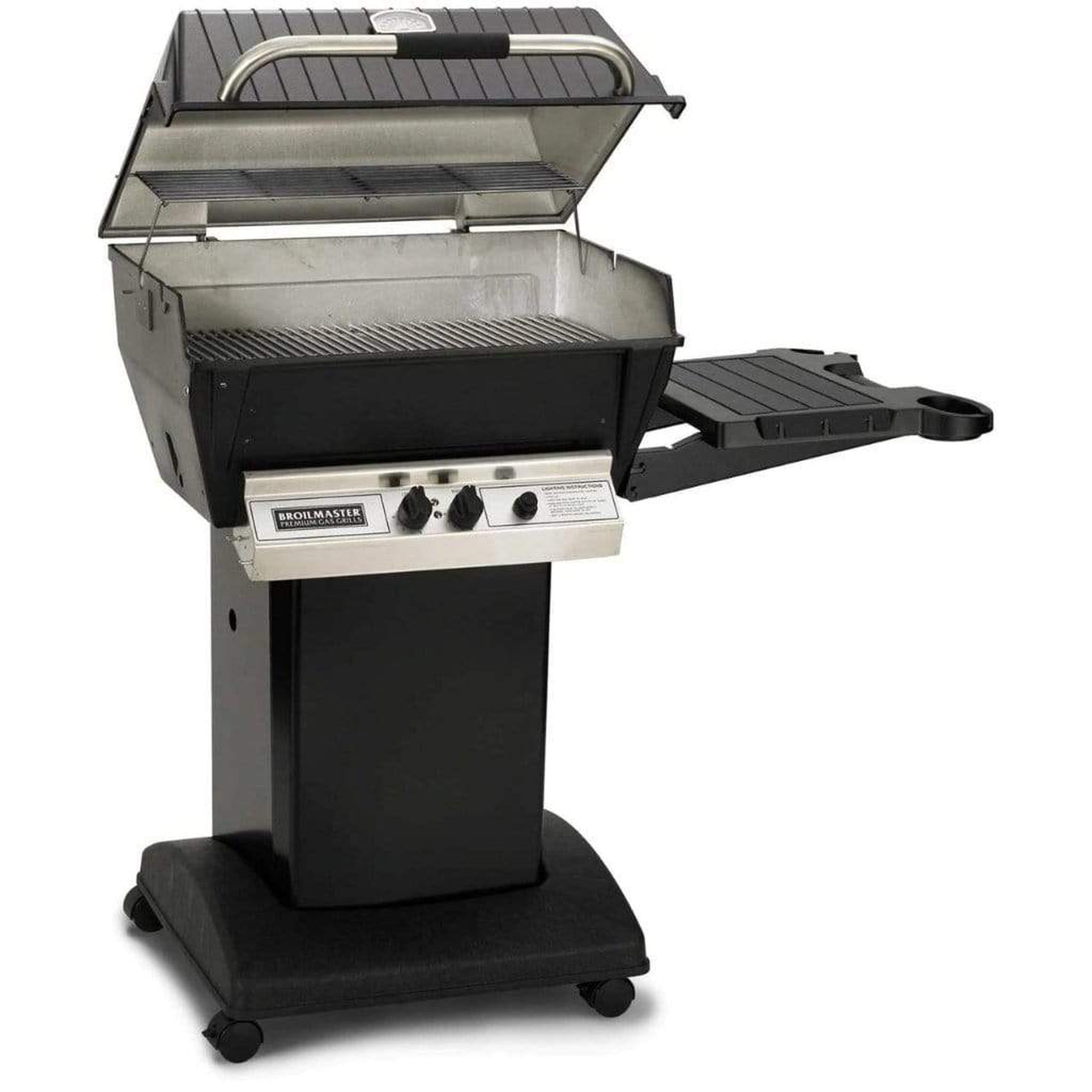 Broilmaster H4X Deluxe Cast Aluminum Gas Grill Package with H-Style Burner & Charmaster Briquets