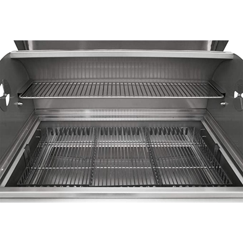 Bull Bison 30" Stainless Steel Charcoal Grill Cart with Adjustable Charcoal Bed