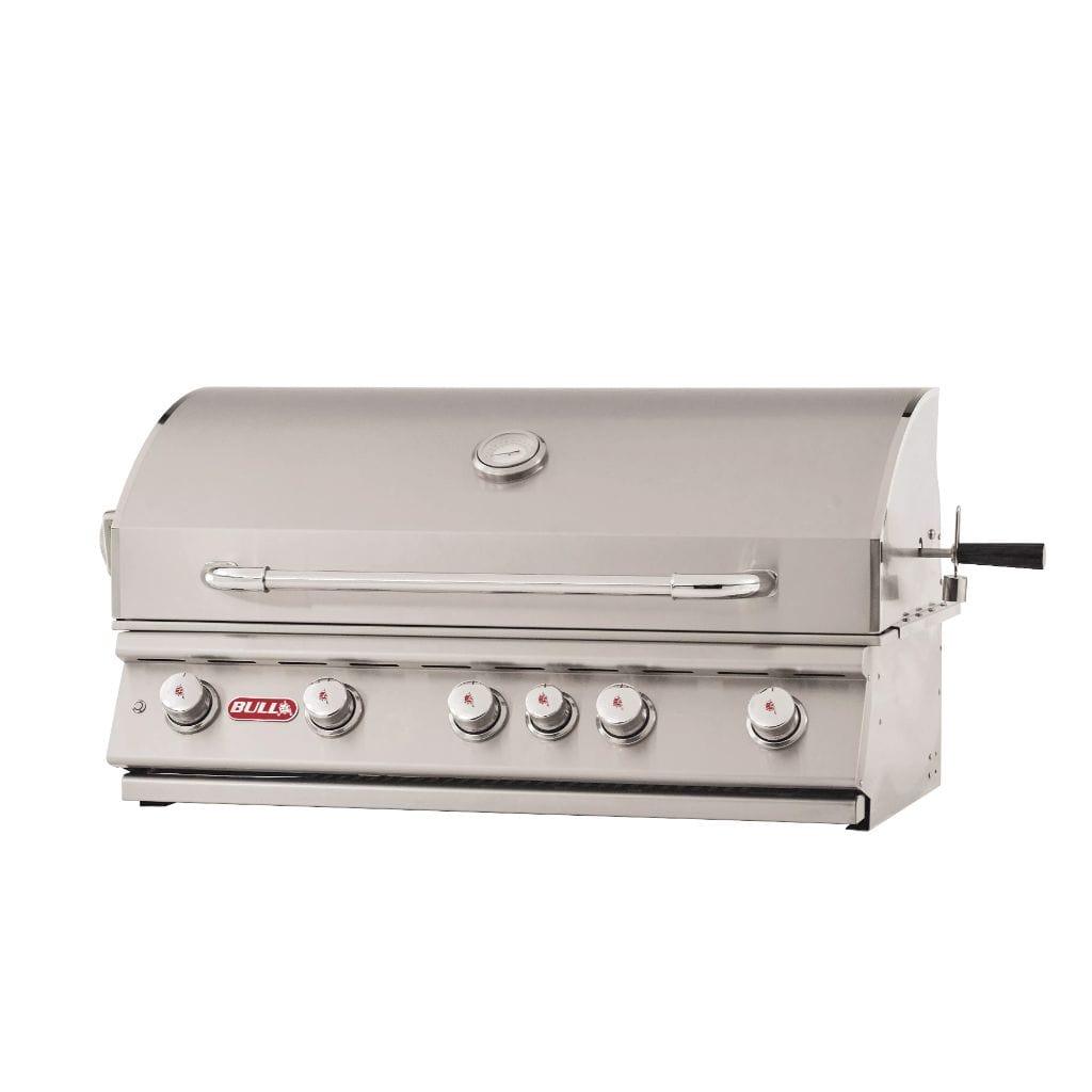 Bull Brahma 38" Built-In 5-Burner Gas Grill with Twin Lighting System, Rotisserie & Infrared Backburner