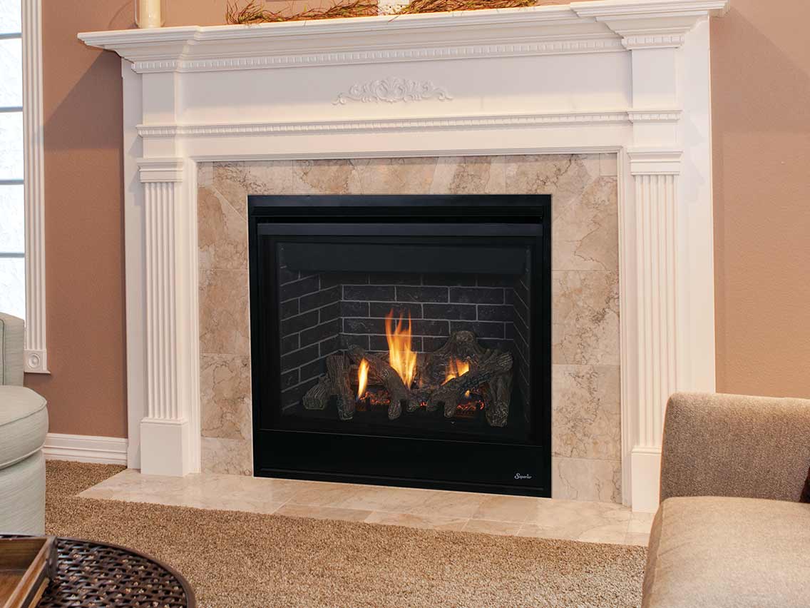 DRT3040 Traditional Direct Vent Gas Fireplace 40"