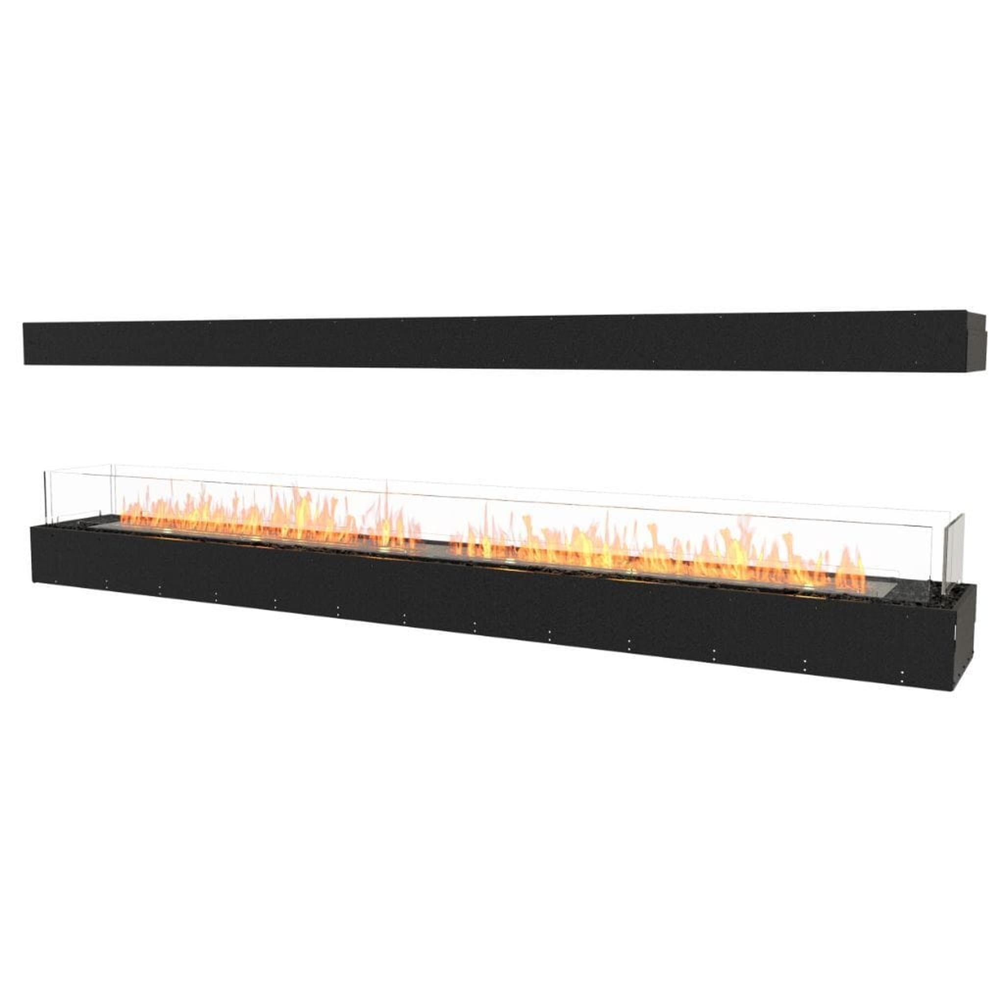 EcoSmart Fire 107" Flex 104IL Island Ethanol Fireplace Insert with Adjustable Flame by Mad Design Group