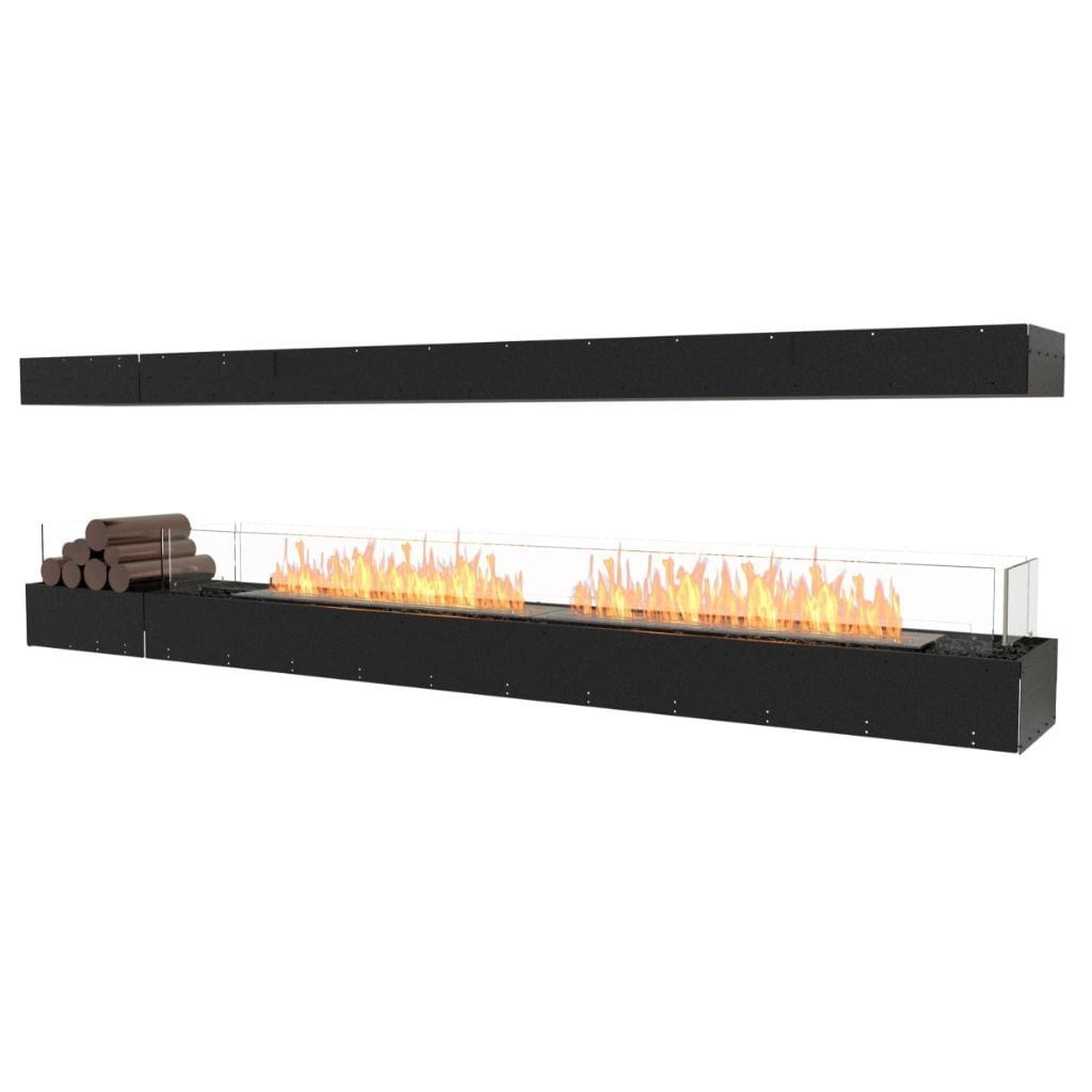 EcoSmart Fire 107" Flex 104IL Island Ethanol Fireplace Insert with Decorative Box and Adjustable Flame by Mad Design Group
