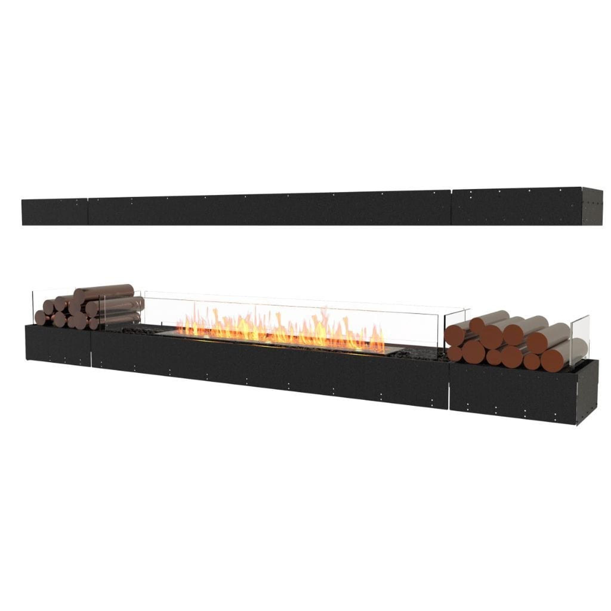 EcoSmart Fire 107" Flex 104IL Island Ethanol Fireplace Insert with Decorative Box and Adjustable Flame by Mad Design Group