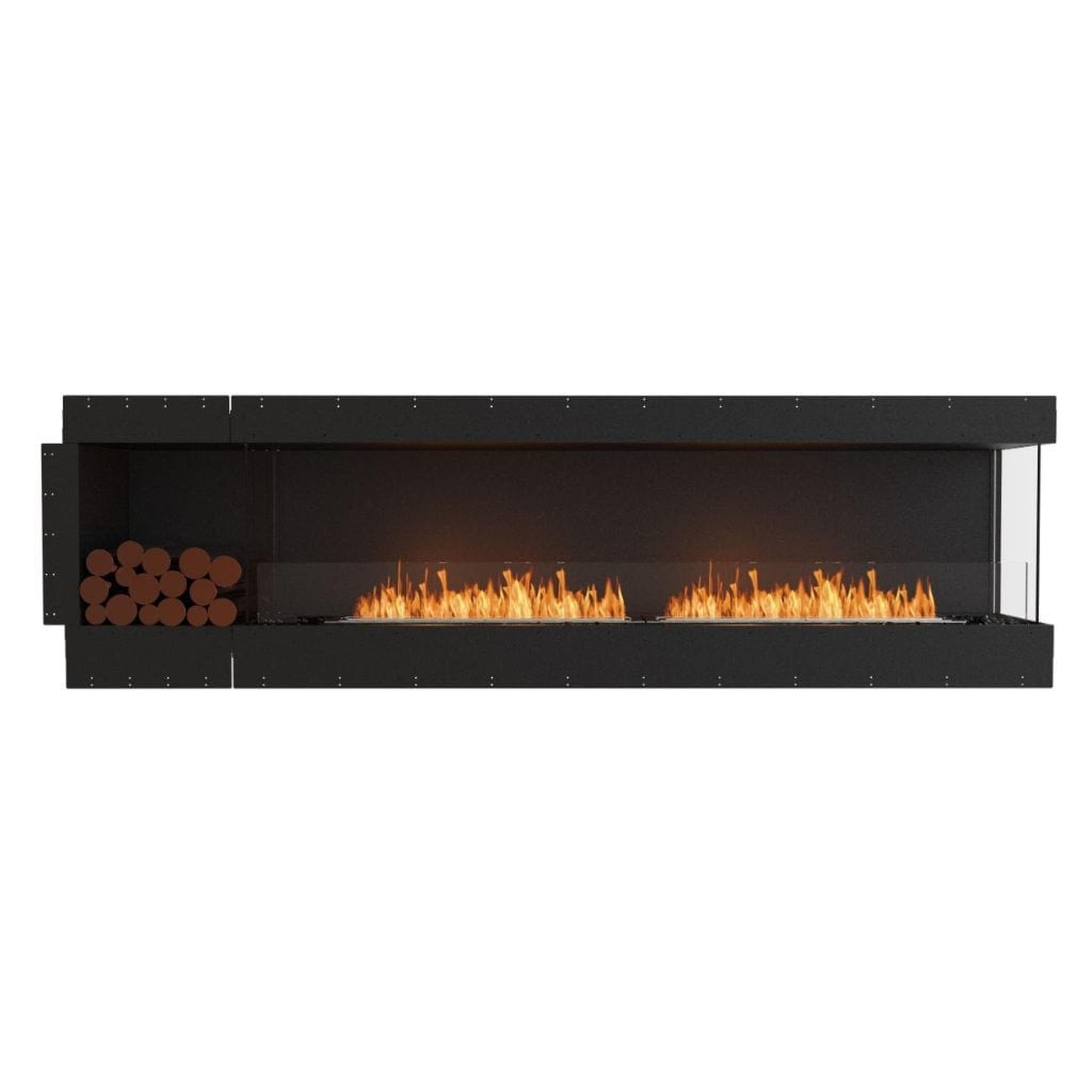 EcoSmart Fire Flex 104LC/104RC 110" Ethanol Fireplace Insert with Decorative Box and Adjustable Flame by Mad Design Group