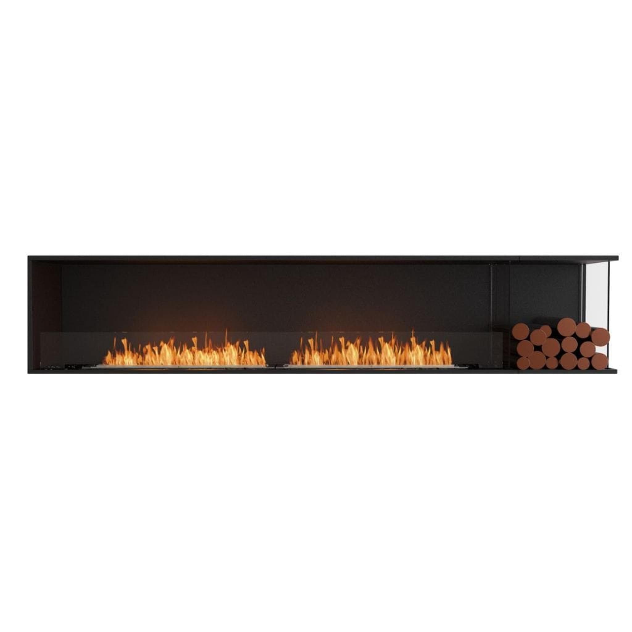 EcoSmart Fire Flex 104LC/104RC 110" Ethanol Fireplace Insert with Decorative Box and Adjustable Flame by Mad Design Group