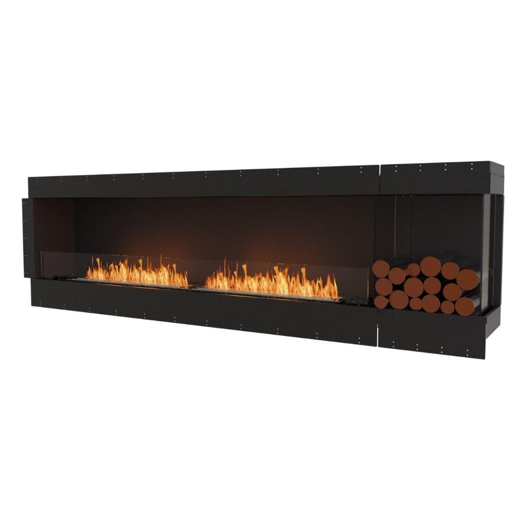EcoSmart Fire Flex 104LC/104RC 110" Ethanol Fireplace Insert with Decorative Box and Adjustable Flame by Mad Design Group