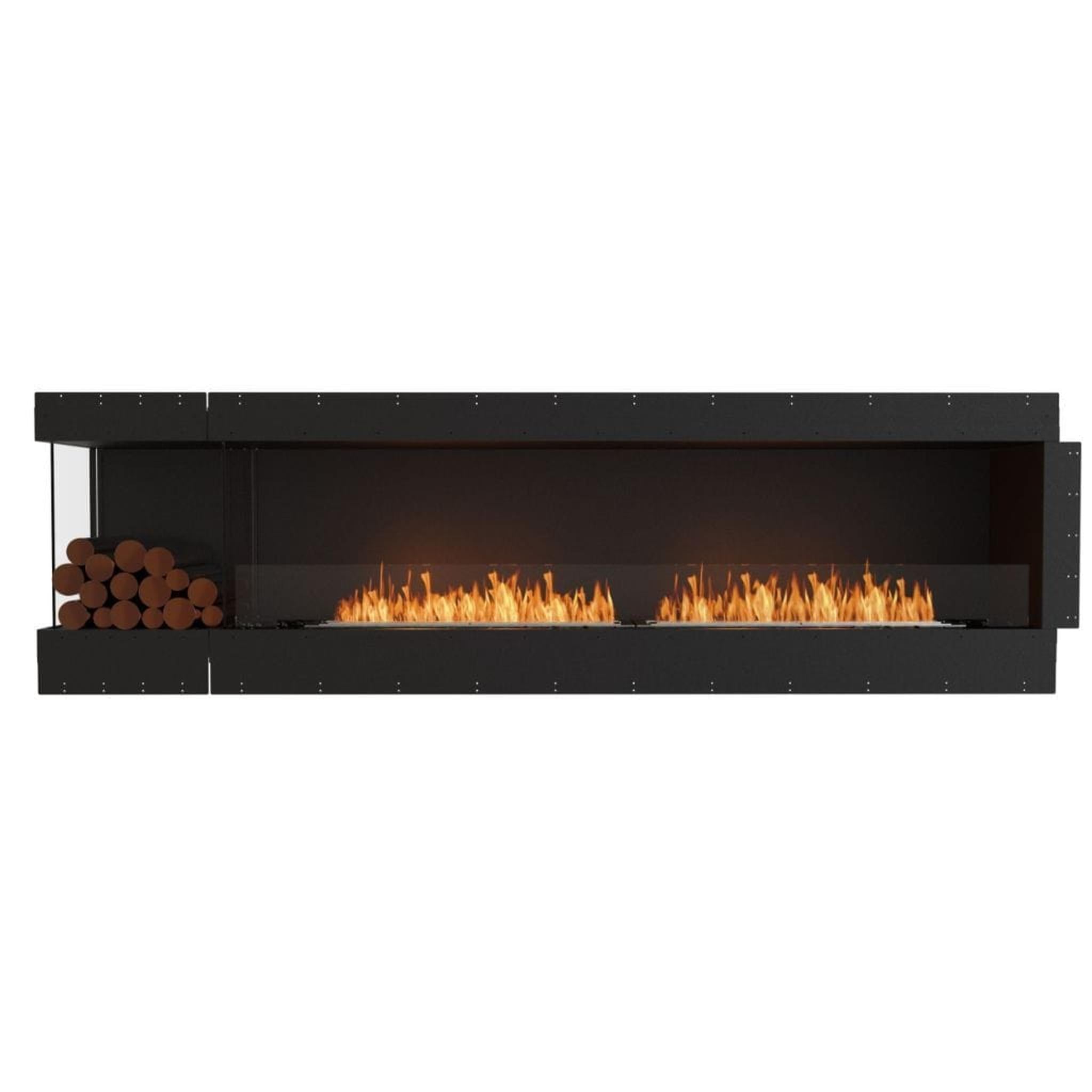 EcoSmart Fire Flex 104LC/104RC 110" Ethanol Fireplace Insert with Decorative Box and Adjustable Flame by Mad Design Group