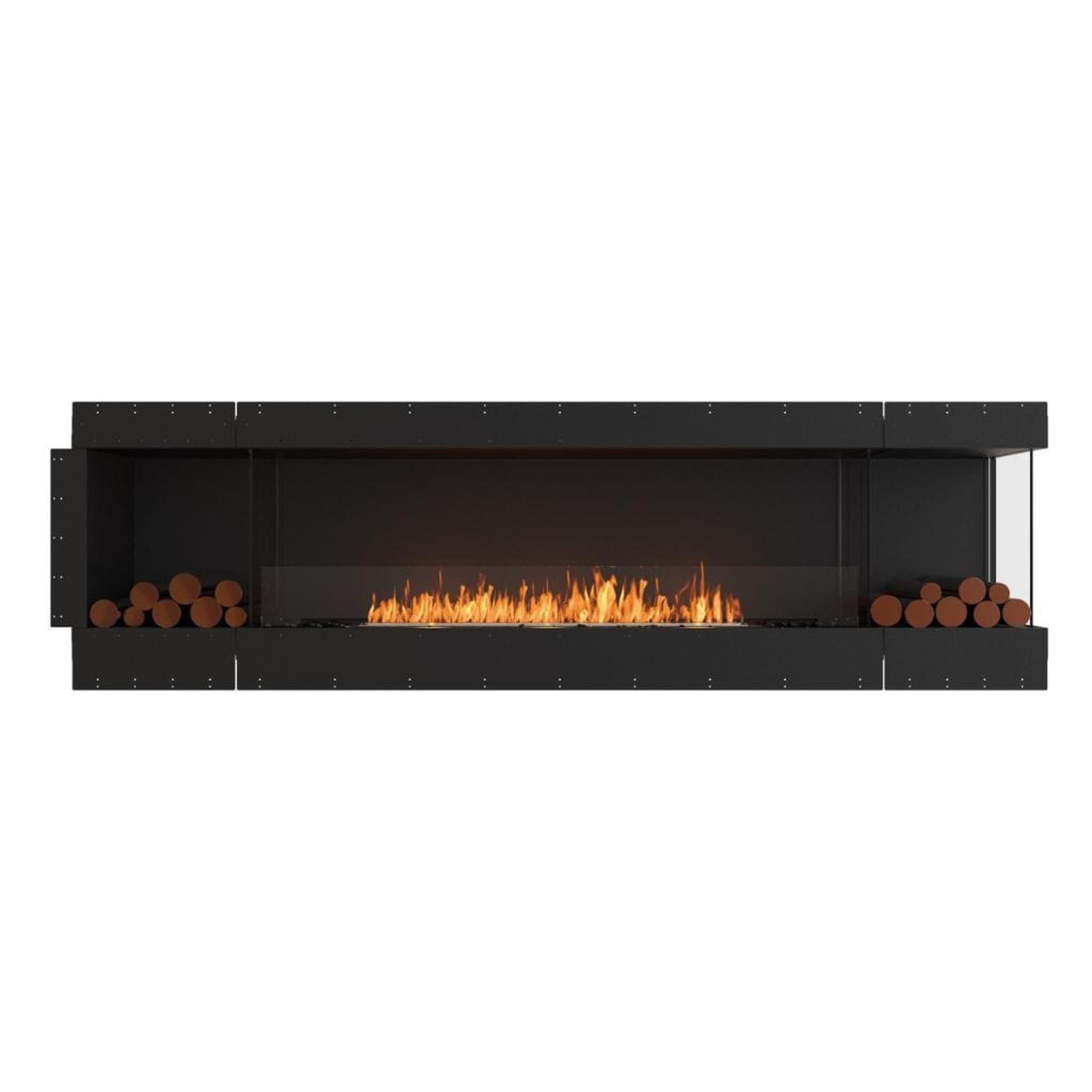 EcoSmart Fire Flex 104LC/104RC 110" Ethanol Fireplace Insert with Decorative Box and Adjustable Flame by Mad Design Group