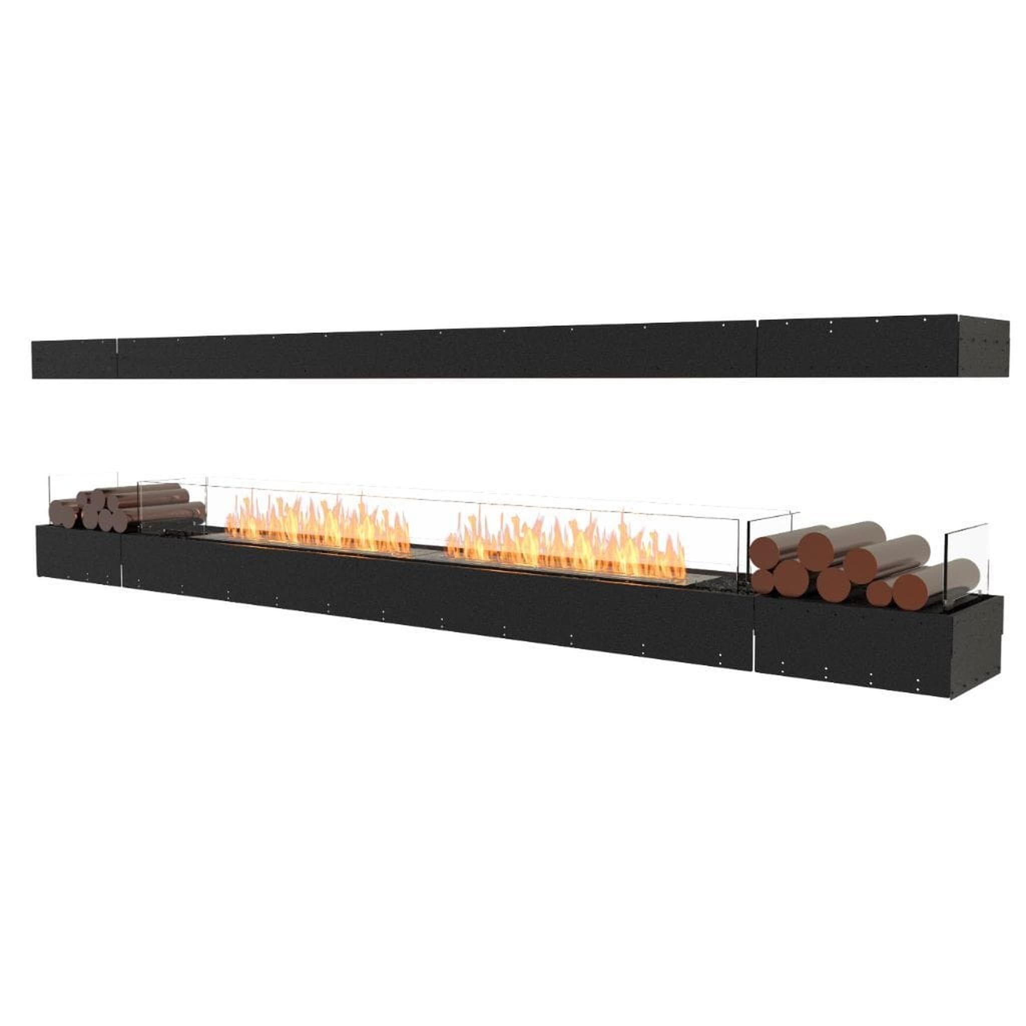 EcoSmart Fire 125" Flex 122IL Island Ethanol Fireplace Insert with Decorative Box and Adjustable Flame by Mad Design Group