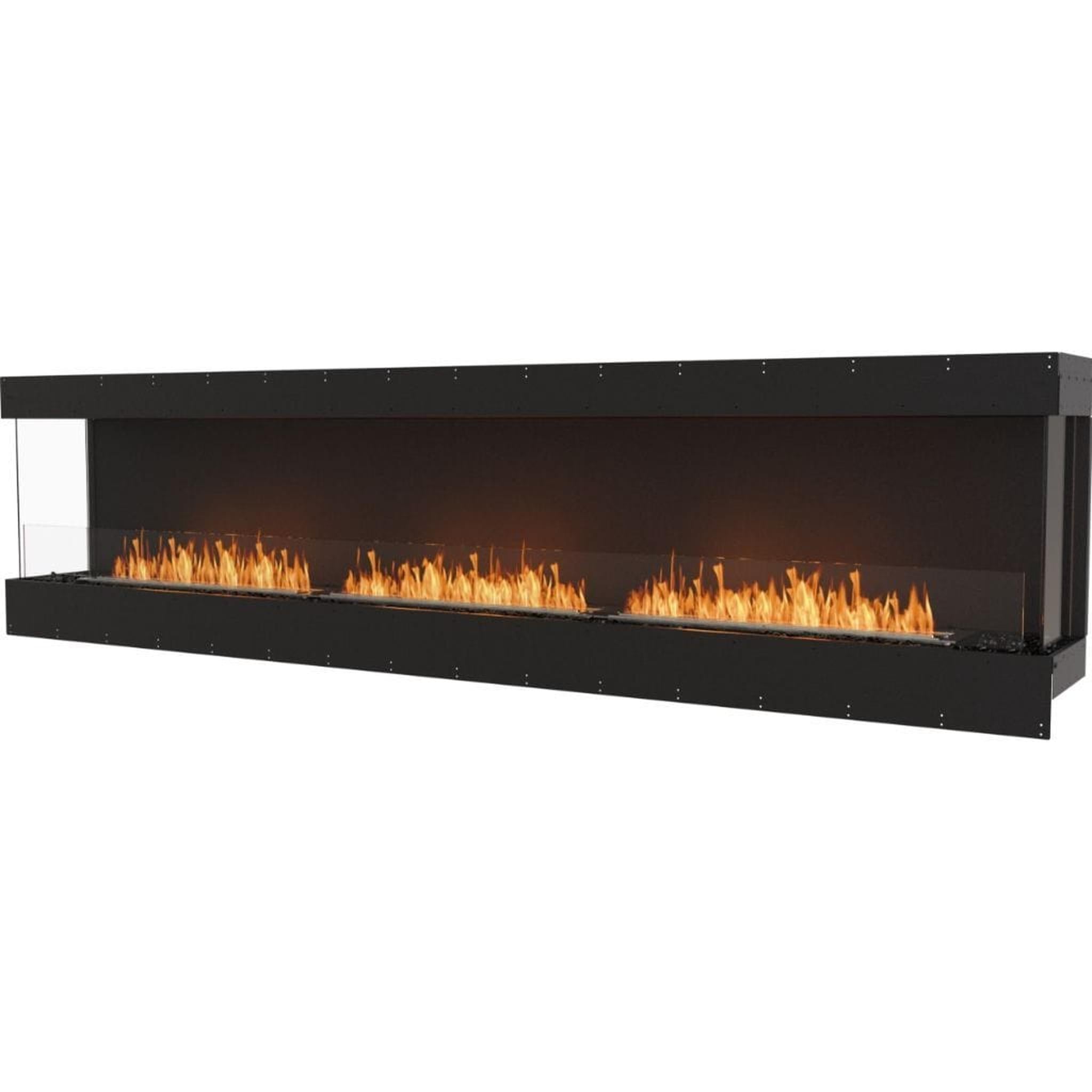 EcoSmart Fire 126" Flex 122BY Bay Ethanol Fireplace Insert with Adjustable Flame by Mad Design Group