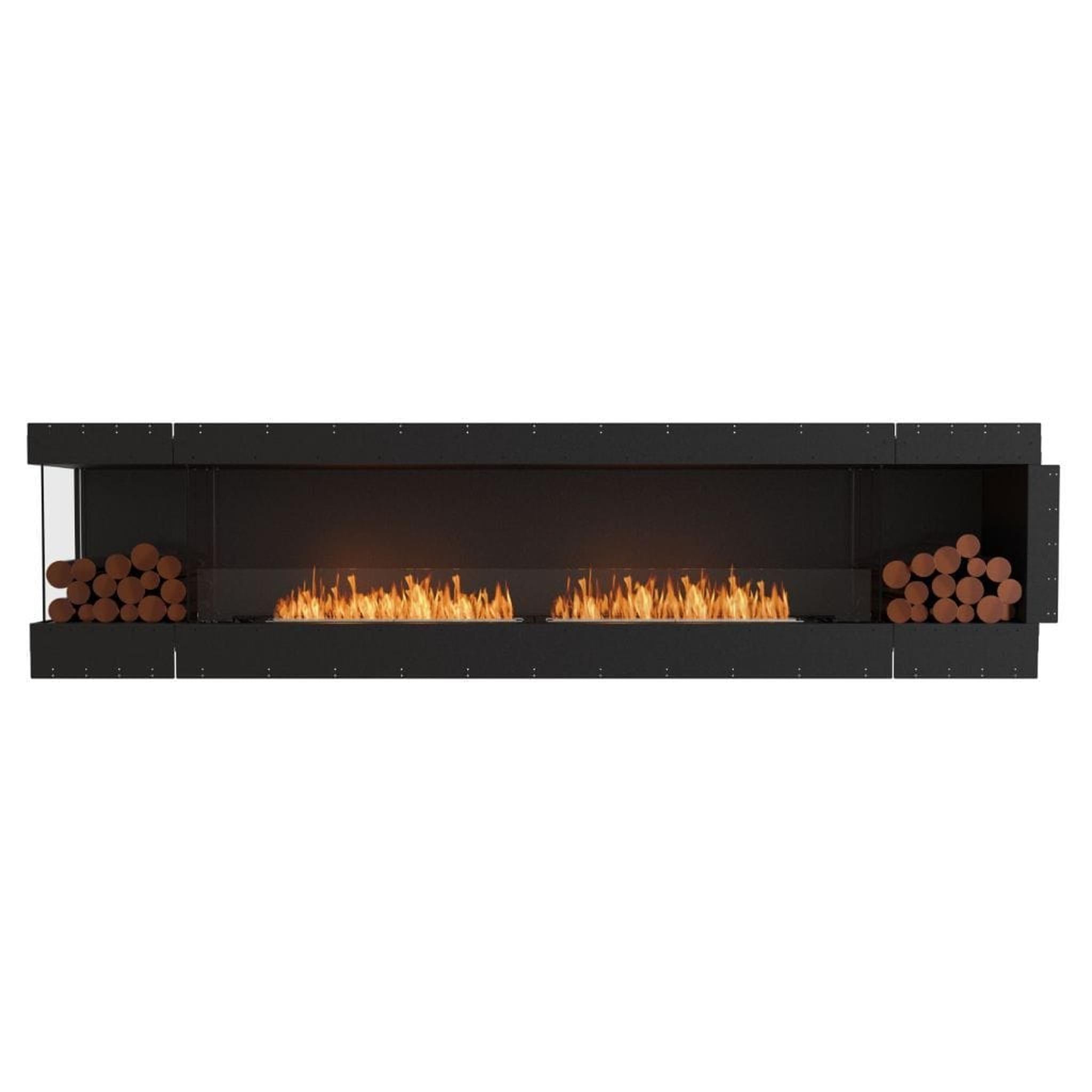 EcoSmart Fire Flex 122LC/122RC 128" Ethanol Fireplace Insert with Decorative Box and Adjustable Flame by Mad Design Group