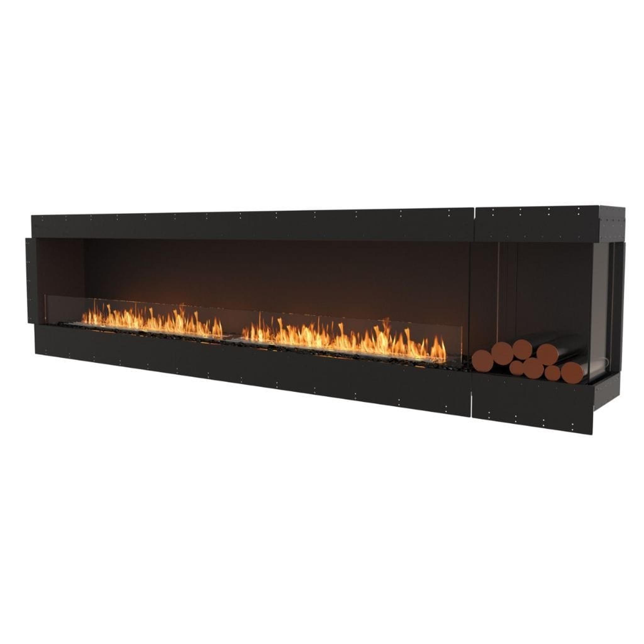 EcoSmart Fire Flex 122LC/122RC 128" Ethanol Fireplace Insert with Decorative Box and Adjustable Flame by Mad Design Group