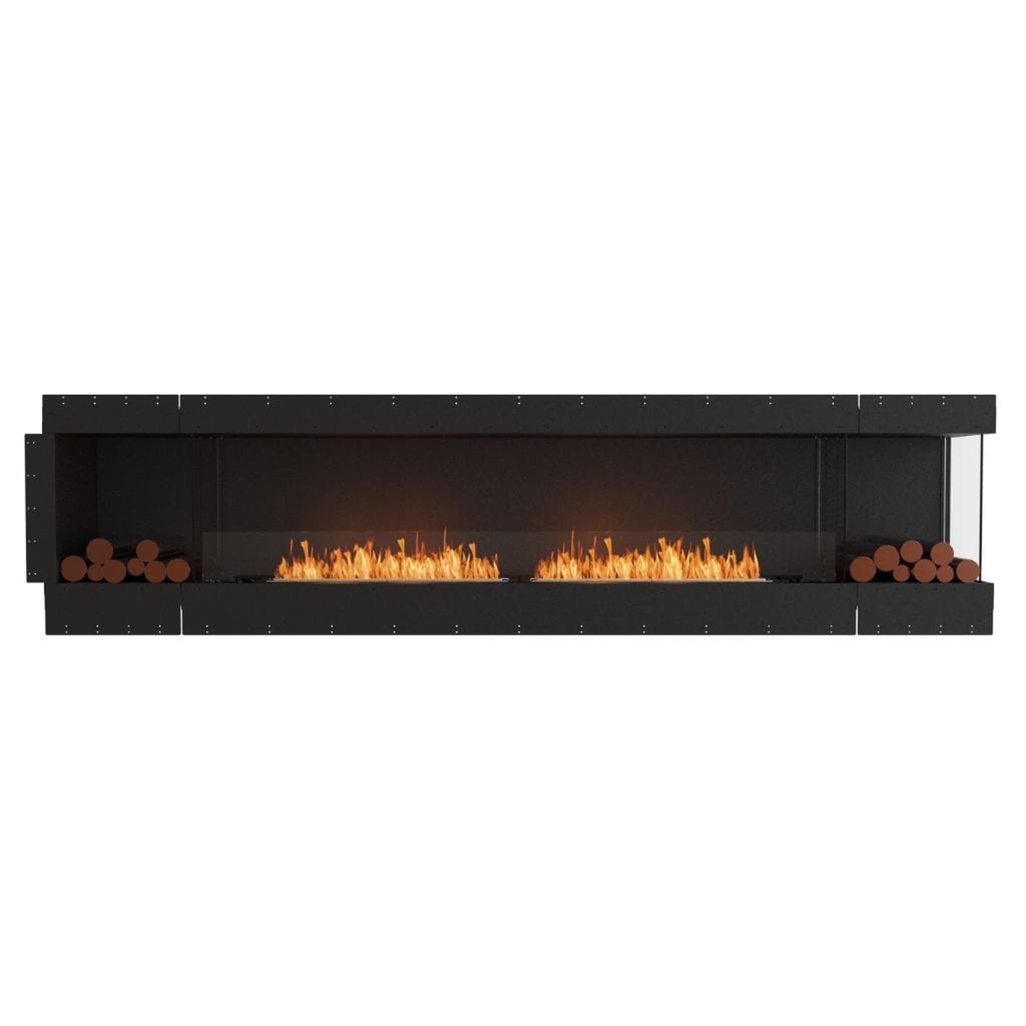 EcoSmart Fire Flex 122LC/122RC 128" Ethanol Fireplace Insert with Decorative Box and Adjustable Flame by Mad Design Group