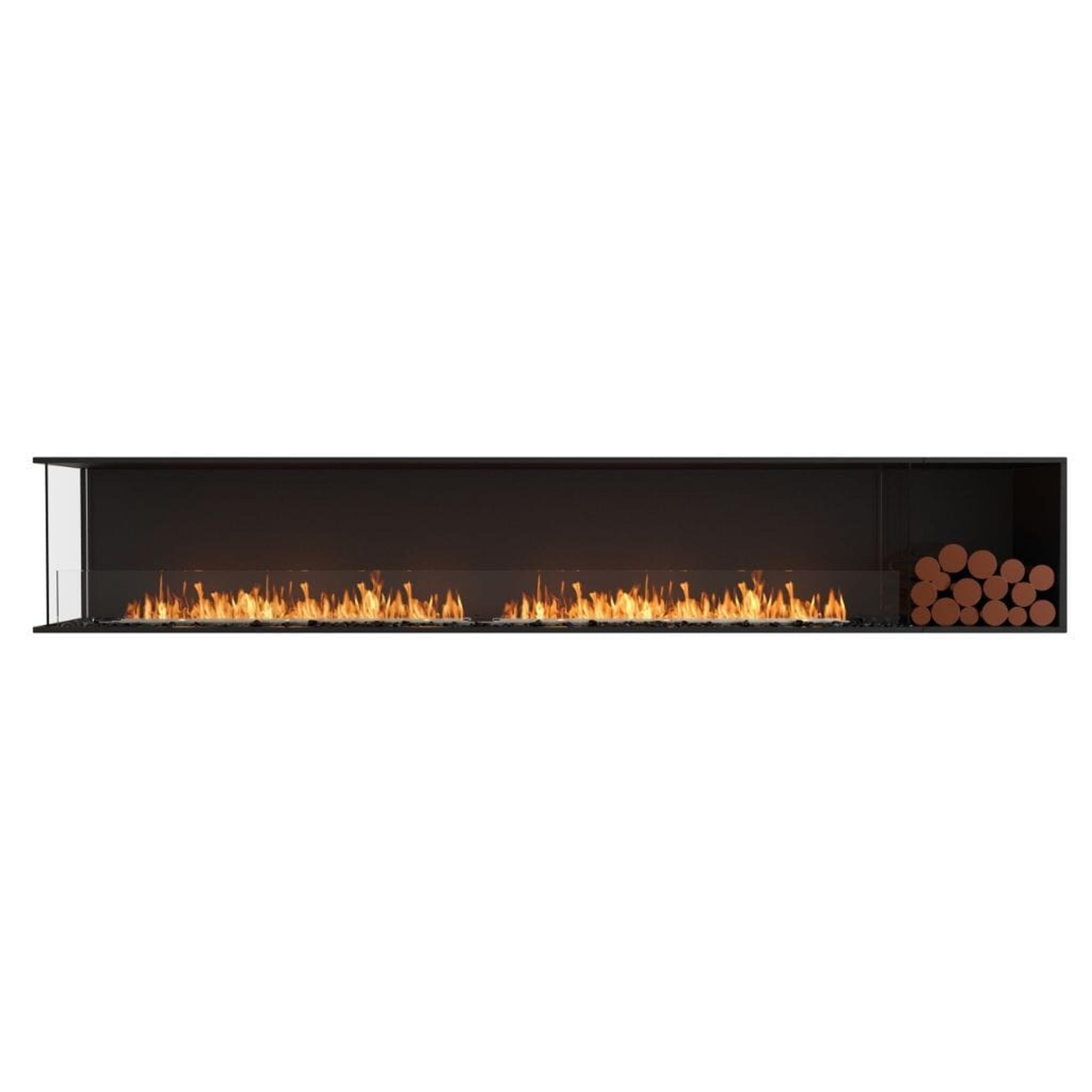 EcoSmart Fire Flex 122LC/122RC 128" Ethanol Fireplace Insert with Decorative Box and Adjustable Flame by Mad Design Group
