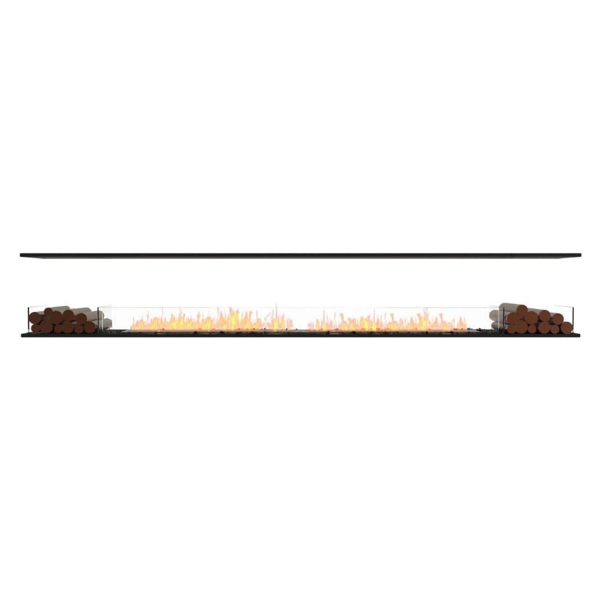 EcoSmart Fire 143" Flex 140IL Island Ethanol Fireplace Insert with Decorative Box and Multi-Sided View by Mad Design Group