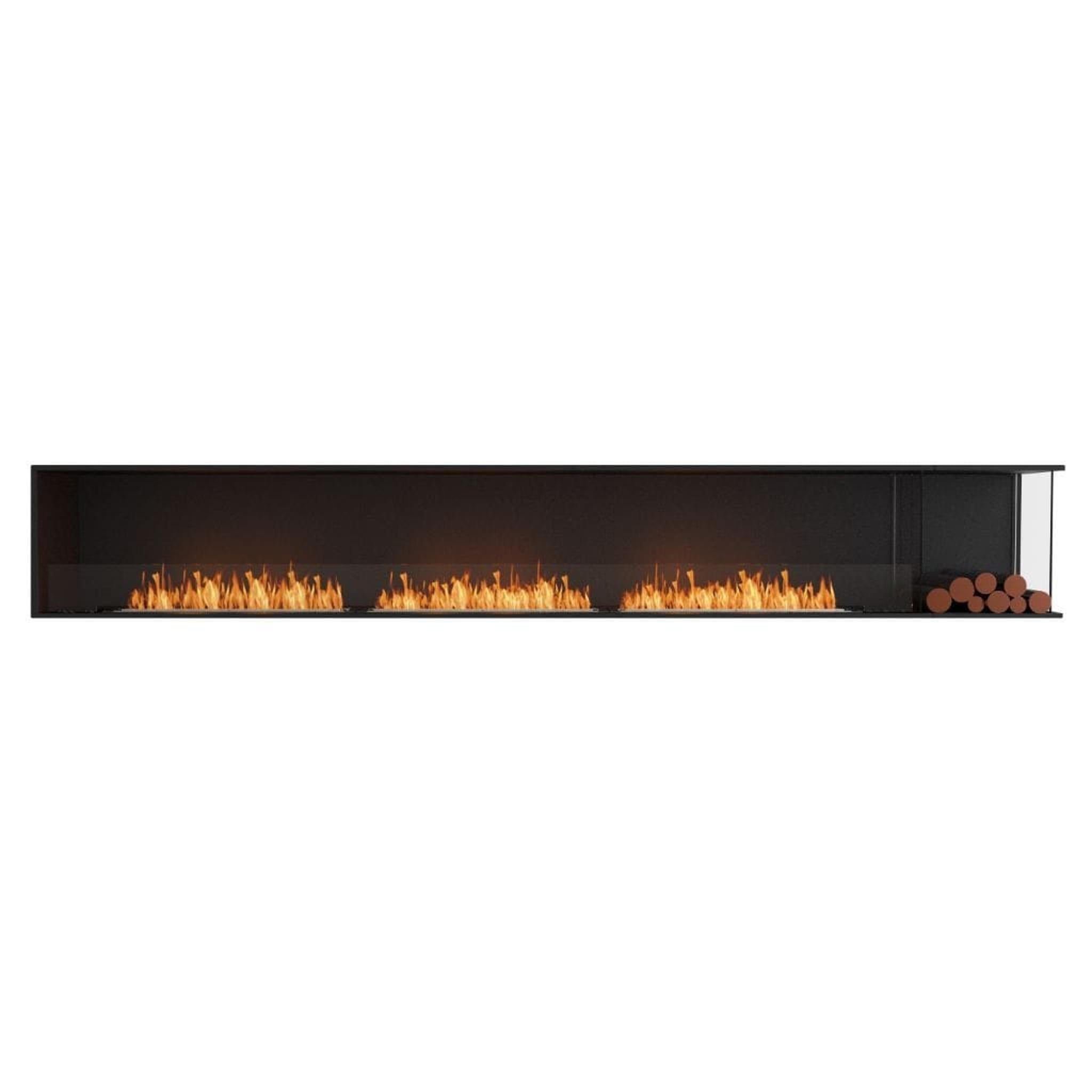 EcoSmart Fire Flex 140LC/140RC 146" Ethanol Fireplace Insert with Decorative Box and Adjustable Flame by Mad Design Group
