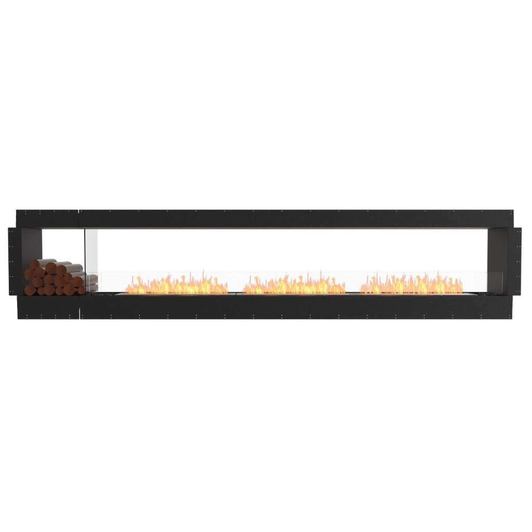 EcoSmart Fire 148" Flex 140DB Double Sided Ethanol Fireplace Insert with Decorative Box and Safe Filling by Mad Design Group