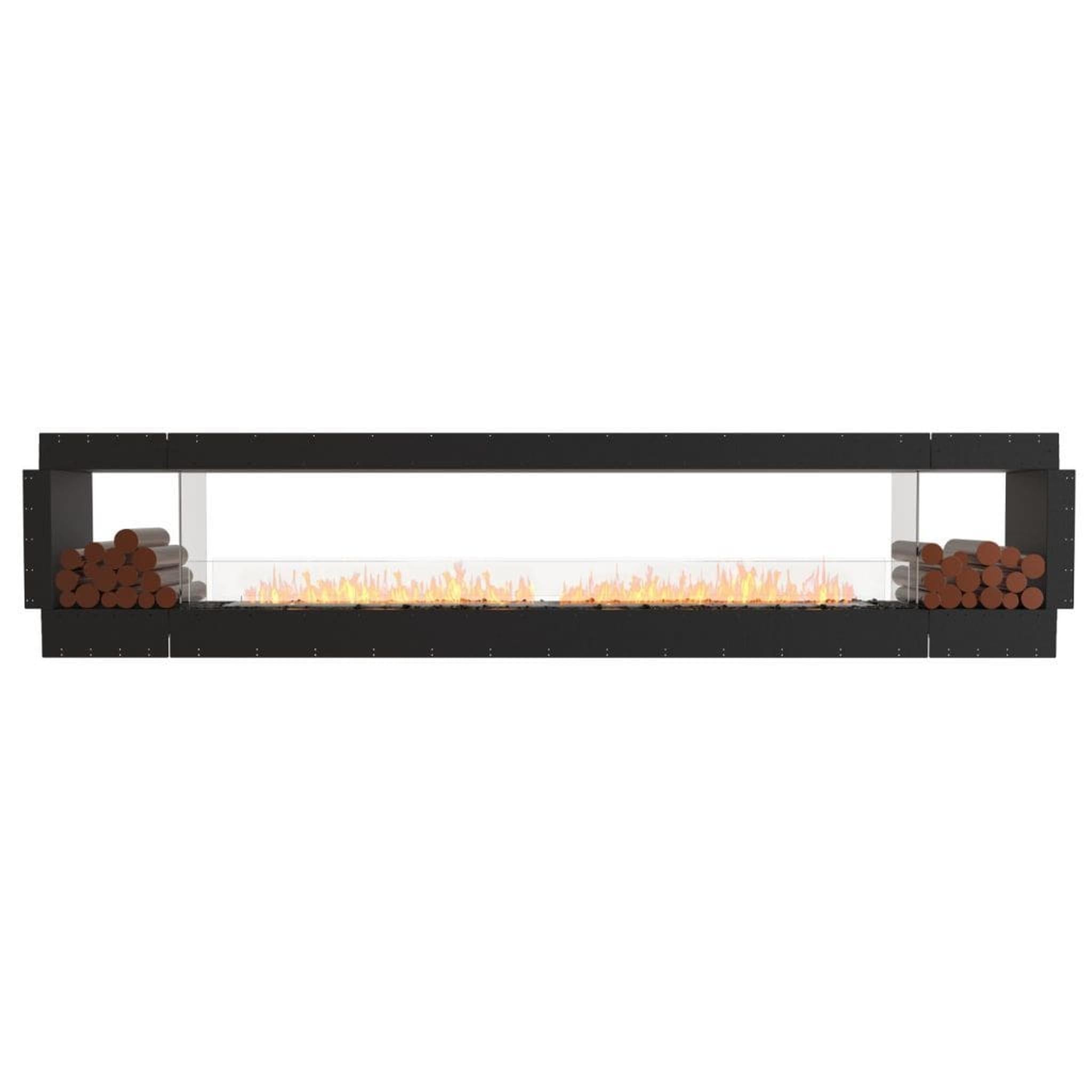 EcoSmart Fire 148" Flex 140DB Double Sided Ethanol Fireplace Insert with Decorative Box and Safe Filling by Mad Design Group