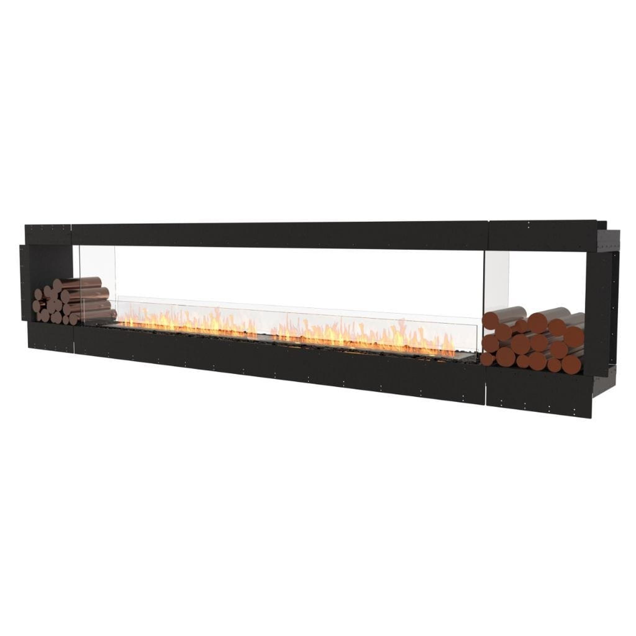 EcoSmart Fire 148" Flex 140DB Double Sided Ethanol Fireplace Insert with Decorative Box and Safe Filling by Mad Design Group