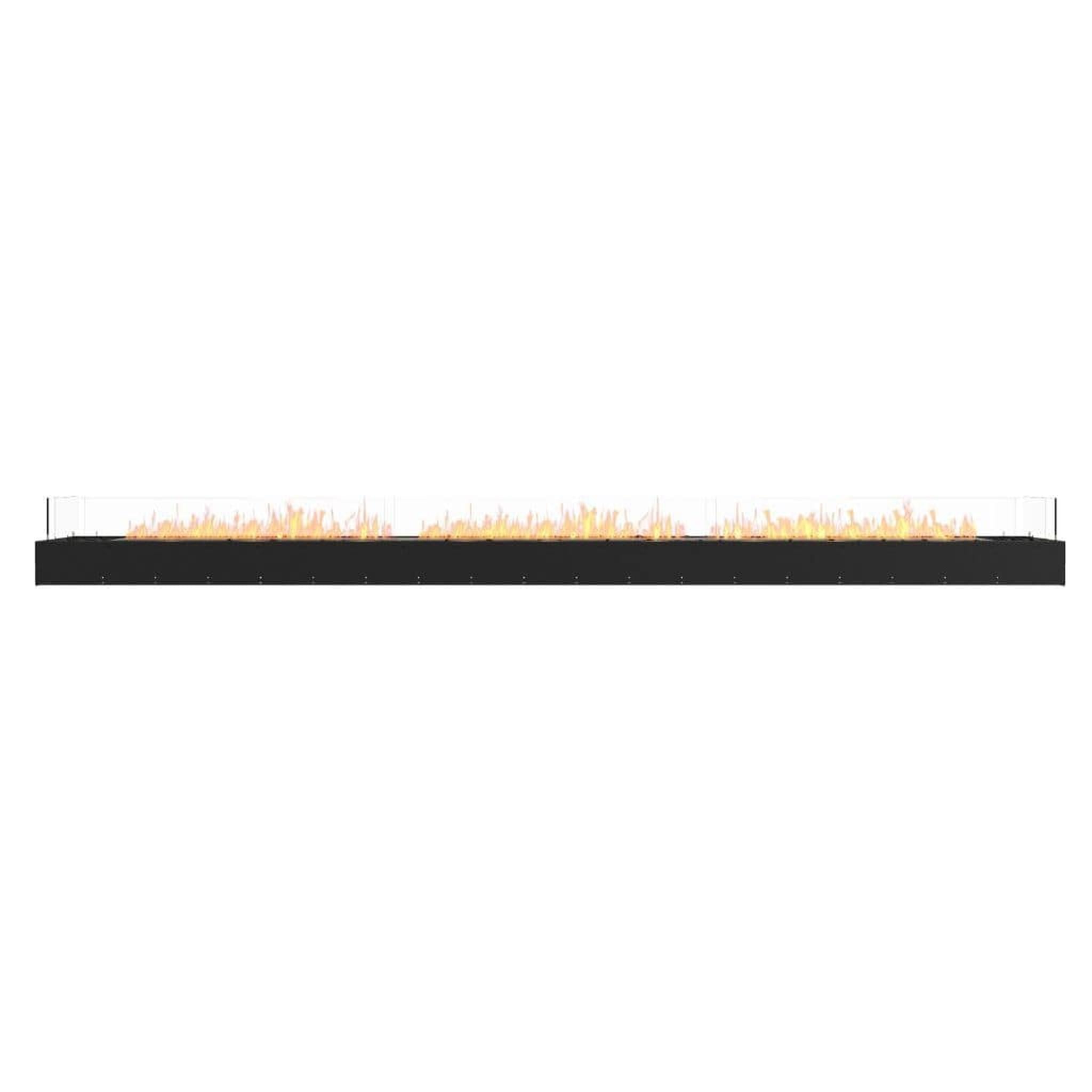 EcoSmart Fire 161" Flex 158BN Bench Ethanol Fireplace Insert with Adjustable Flame by Mad Design Group