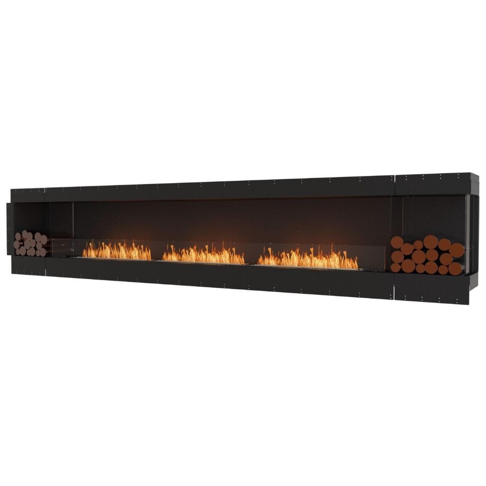 EcoSmart Fire Flex 158LC/158RC 164" Ethanol Fireplace Insert with Decorative Box and Adjustable Flame by Mad Design Group