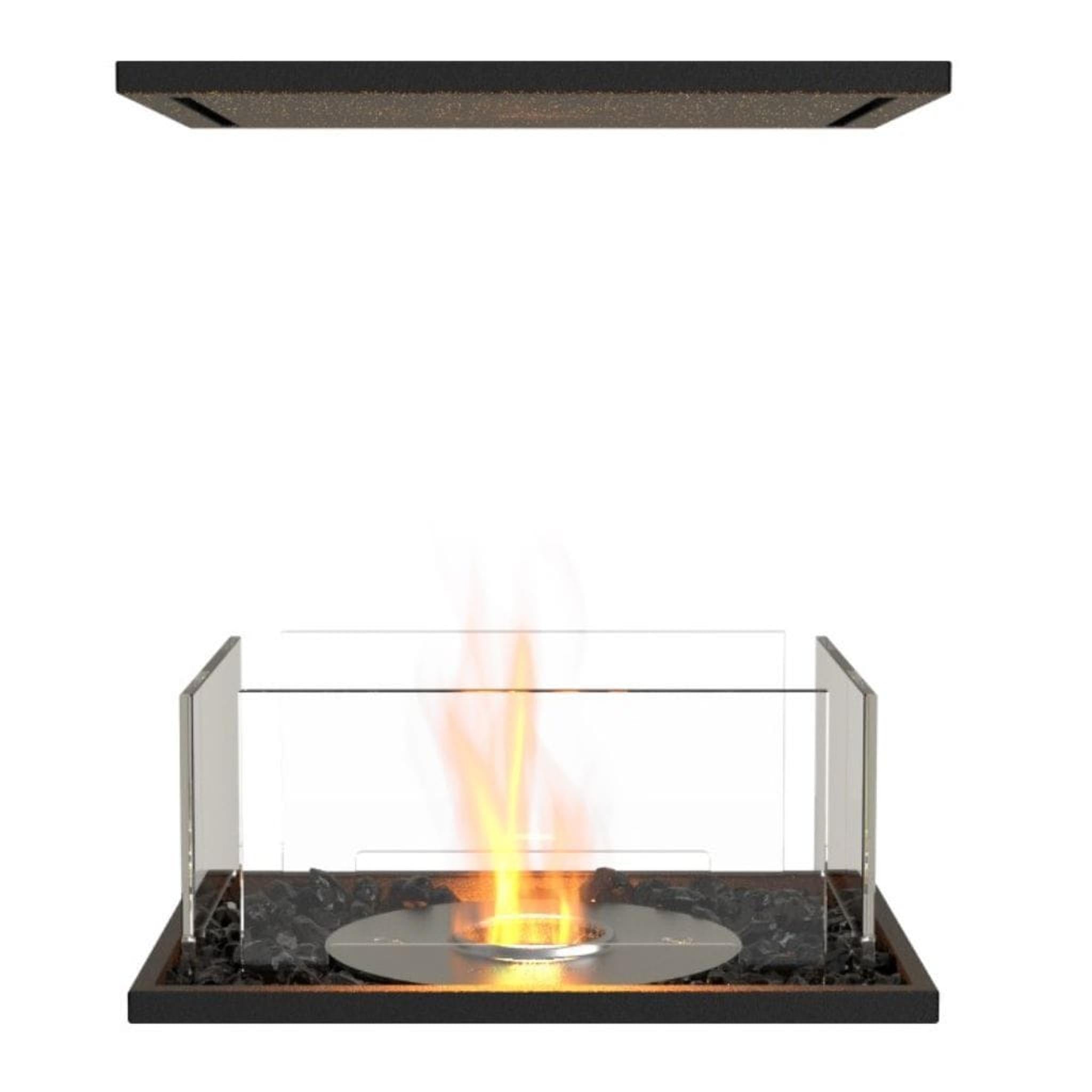 EcoSmart Fire 18" Flex 18IL Island Ethanol Fireplace Insert with Adjustable Flame by Mad Design Group