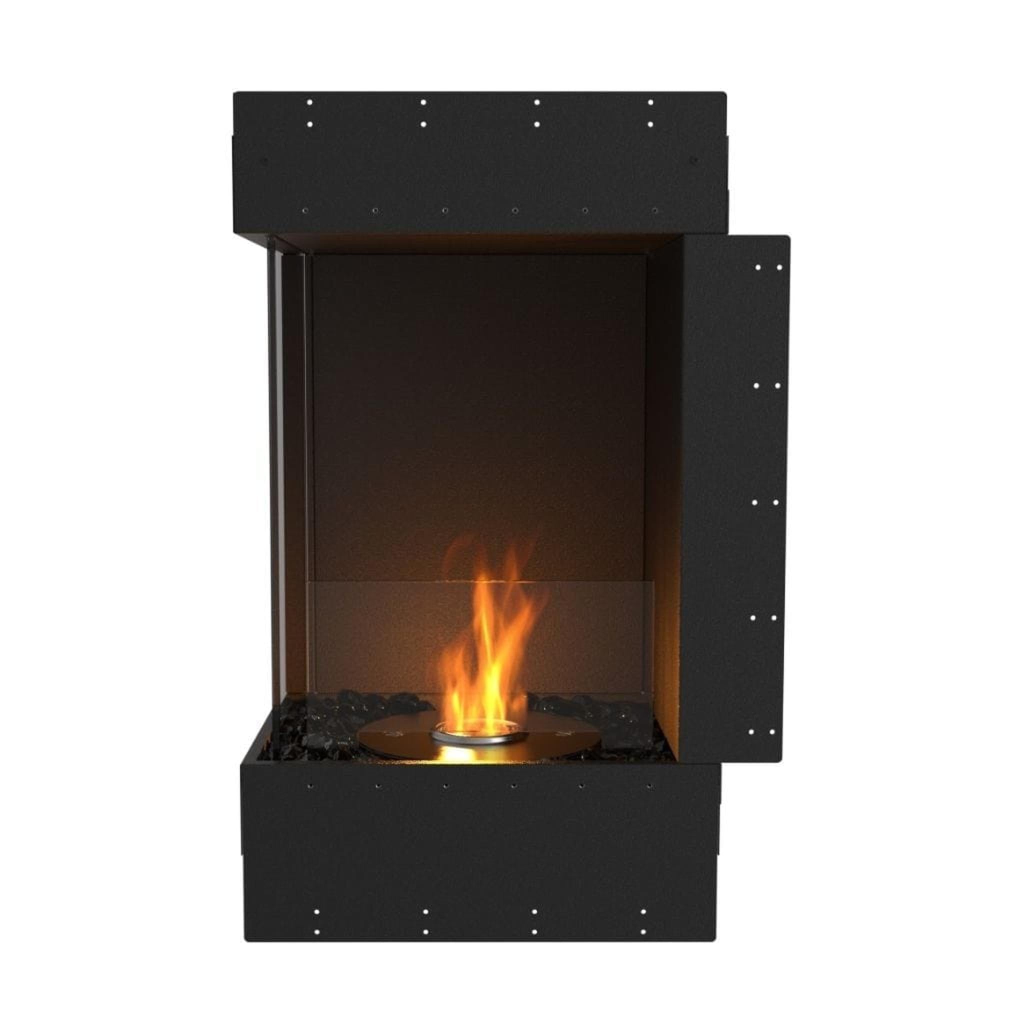 EcoSmart Fire Flex 18LC/18RC 20" Left or Right Corner Ethanol Fireplace Insert with Adjustable Flame by Mad Design Group
