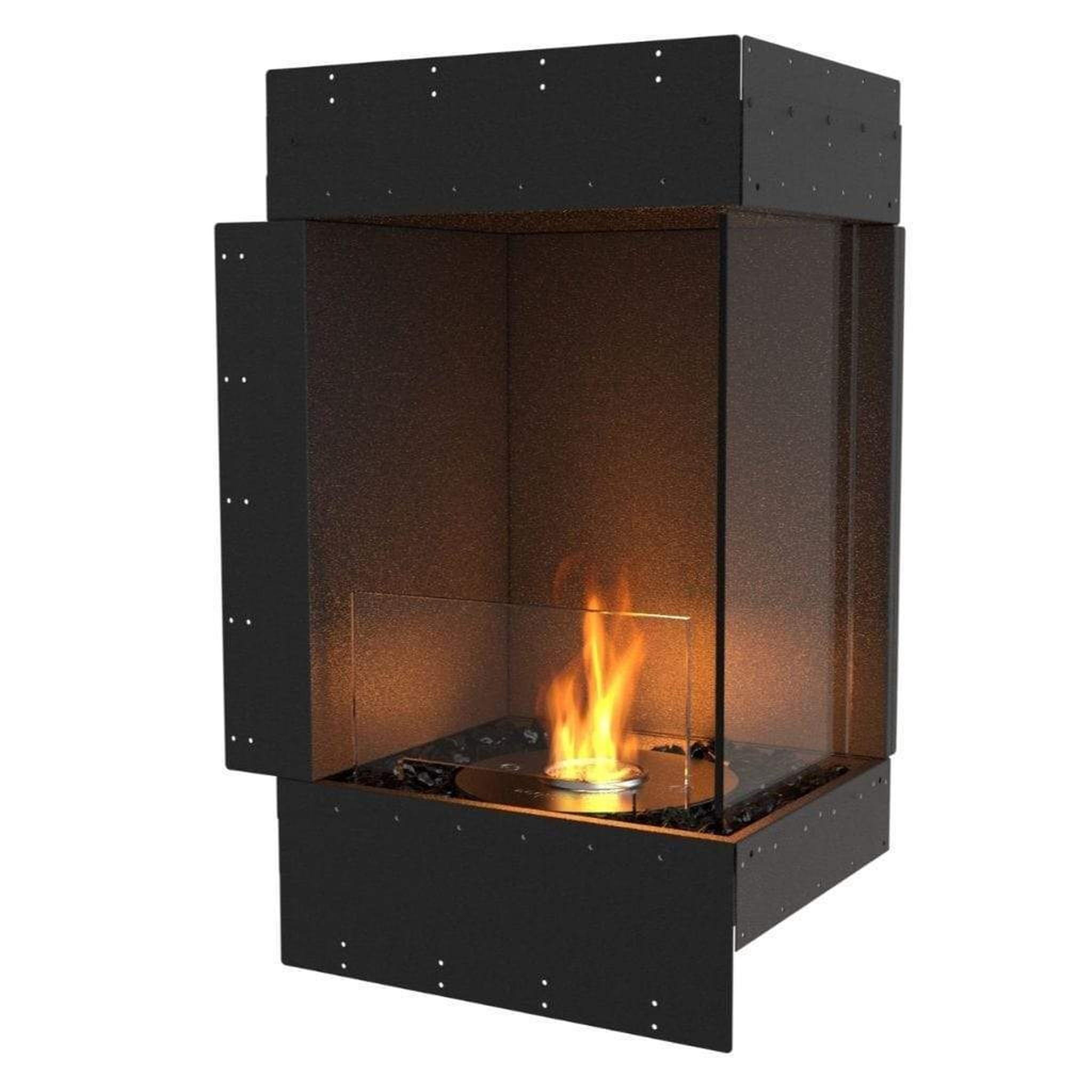 EcoSmart Fire Flex 18LC/18RC 20" Left or Right Corner Ethanol Fireplace Insert with Adjustable Flame by Mad Design Group