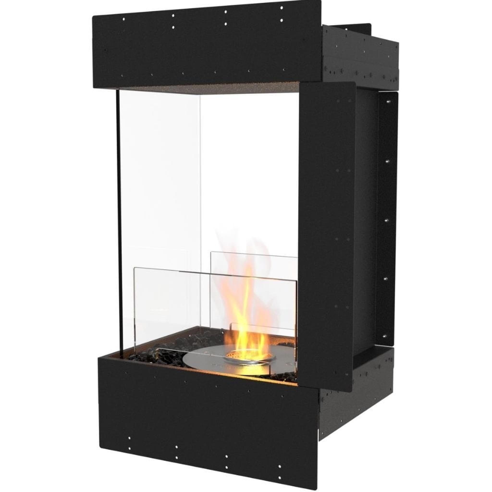 EcoSmart Fire 20" Flex 18PN Peninsula Ethanol Fireplace Insert with Adjustable Flame by Mad Design Group