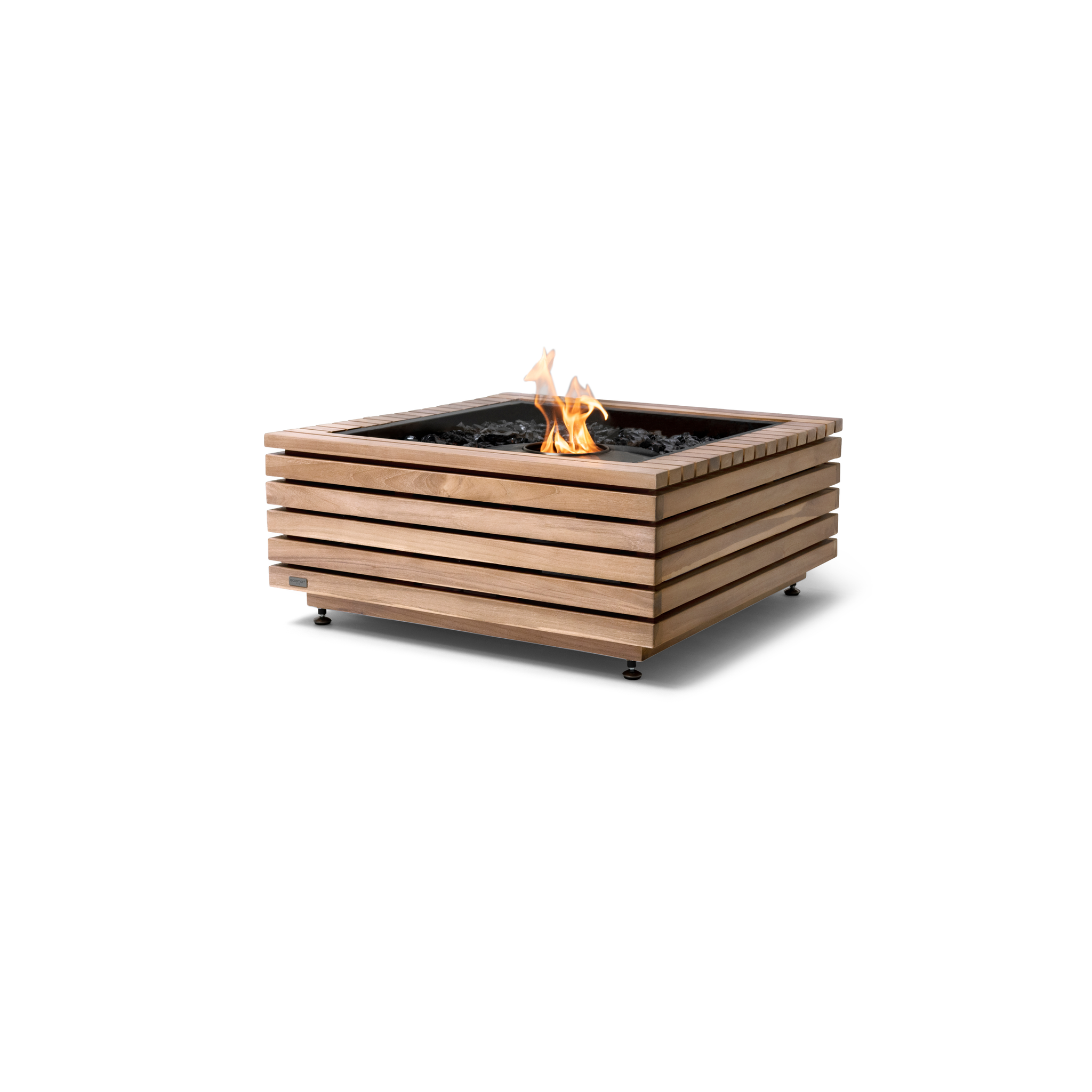 EcoSmart Fire 30" Base 30 Indoor/Outdoor Fire Pit Table with Ethanol Burner – Handcrafted Concrete Design by Mad Design Group