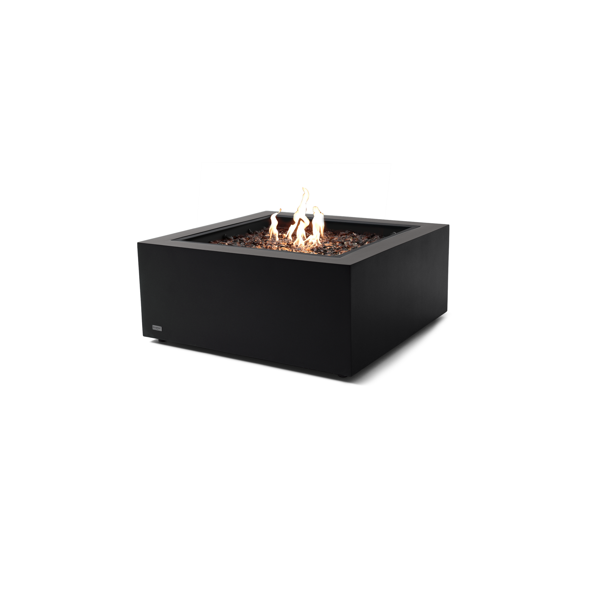 EcoSmart Fire 30" Base 30 Outdoor Fire Pit Table with Gas LP/NG Burner – High-Temp Coated Steel Base by Mad Design Group